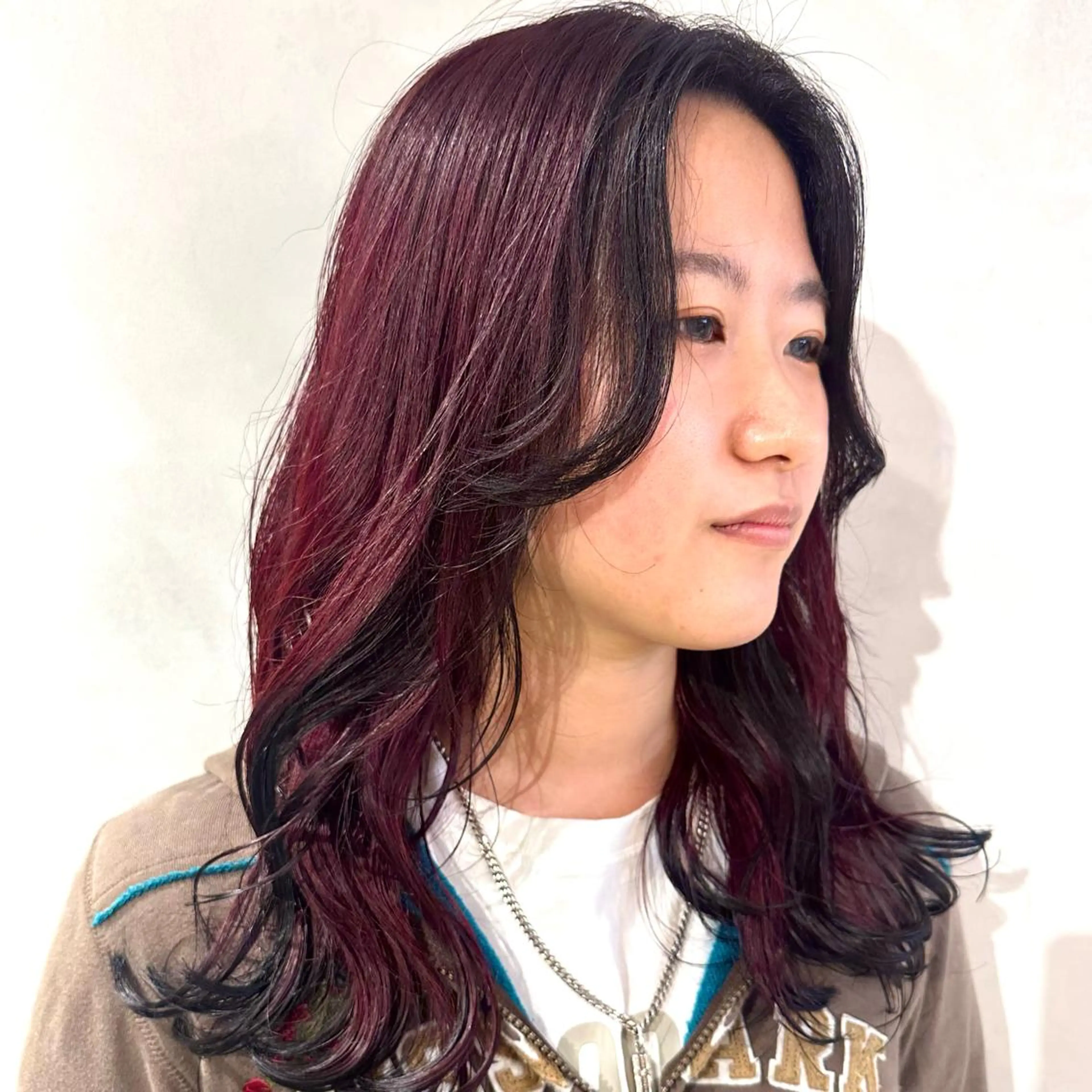 セミロング カラー カット ヘアカラー トリートメント デザインカラー/パー マ🦖外岡咲希🦖のヘアスタイル