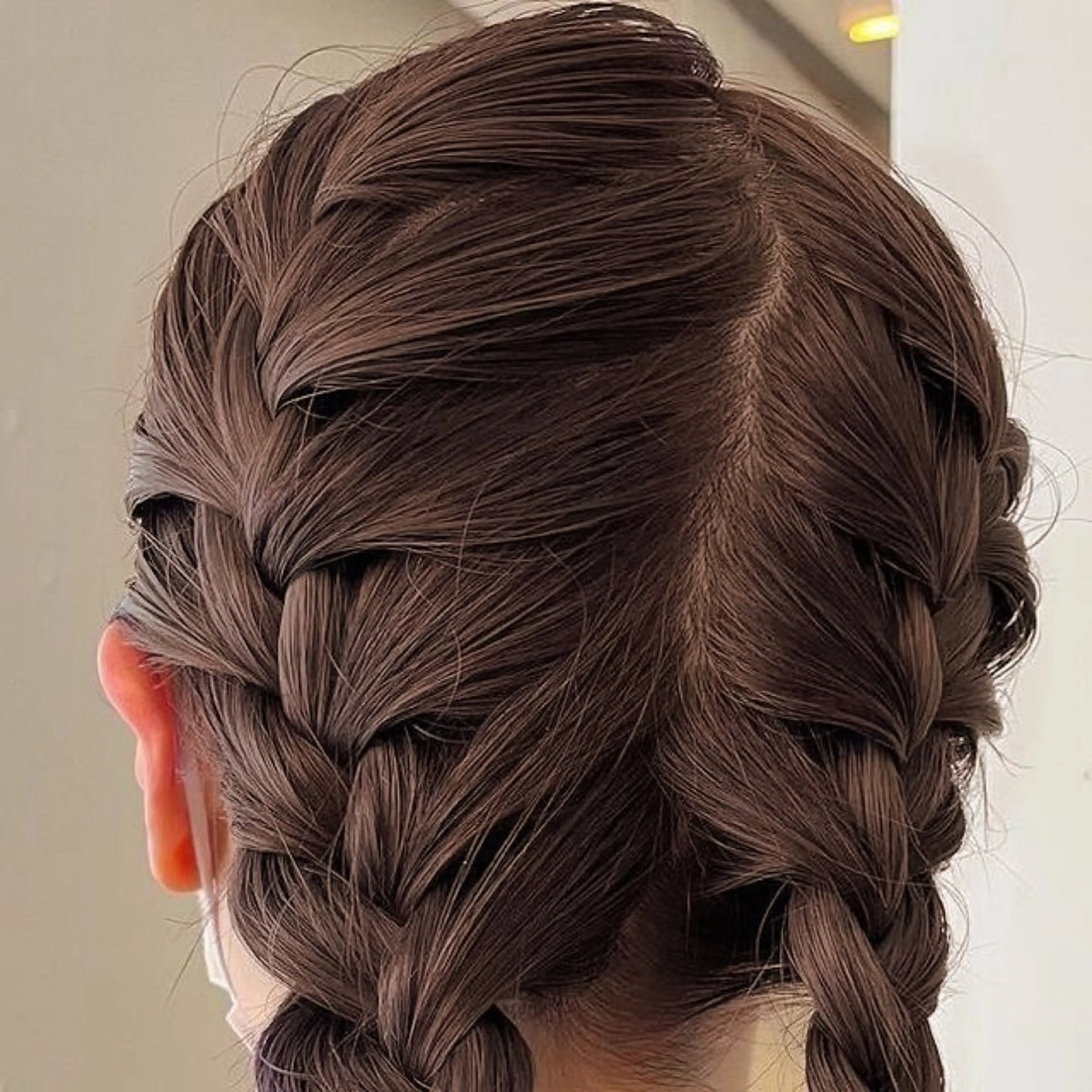 ロング カット ヘアカラー 縮毛矯正 大人っぽベージュ🤍 レイヤーRikutoのヘアスタイル