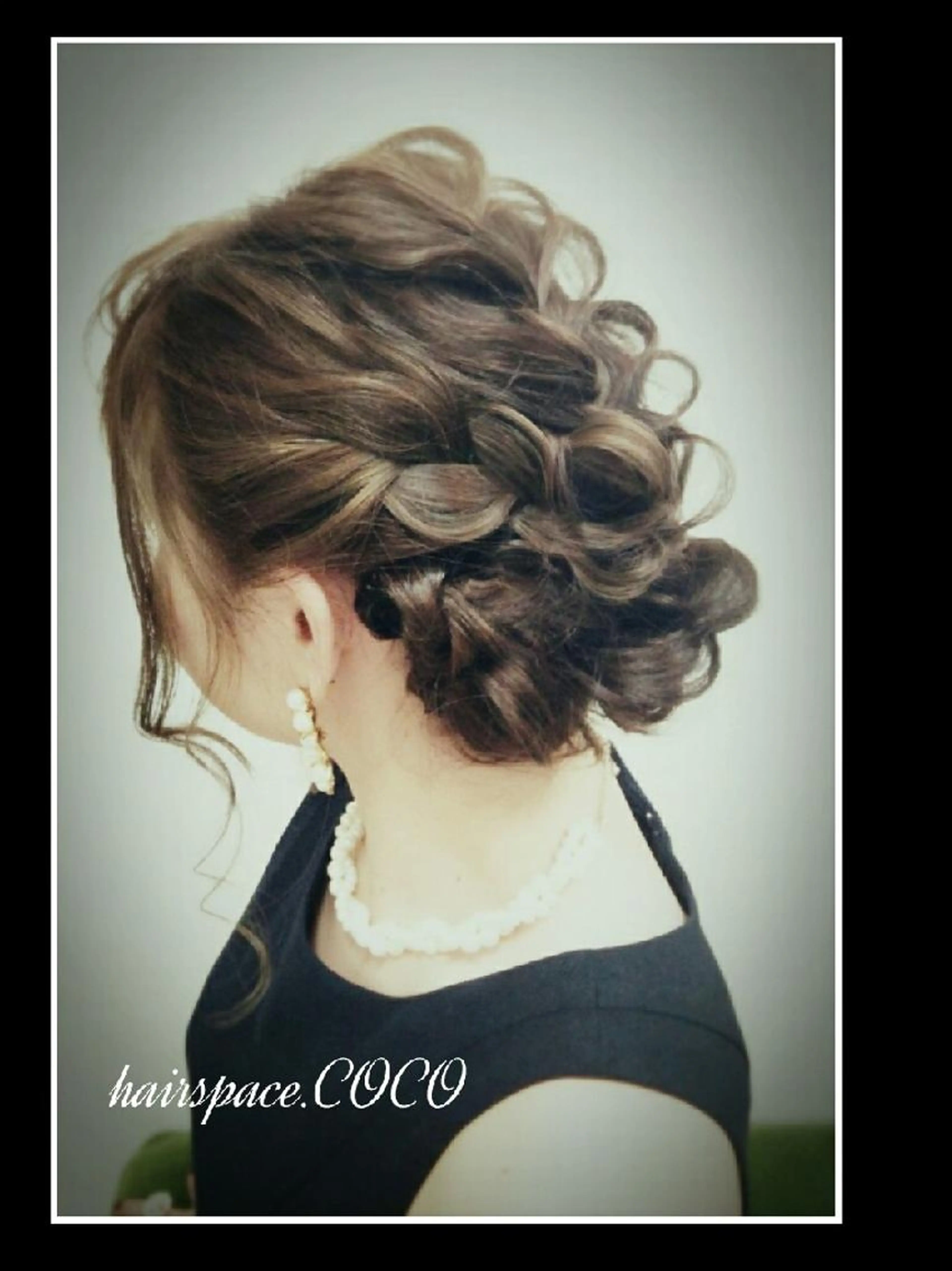 結婚式　パーティーヘアセット（一律料金です）の写真