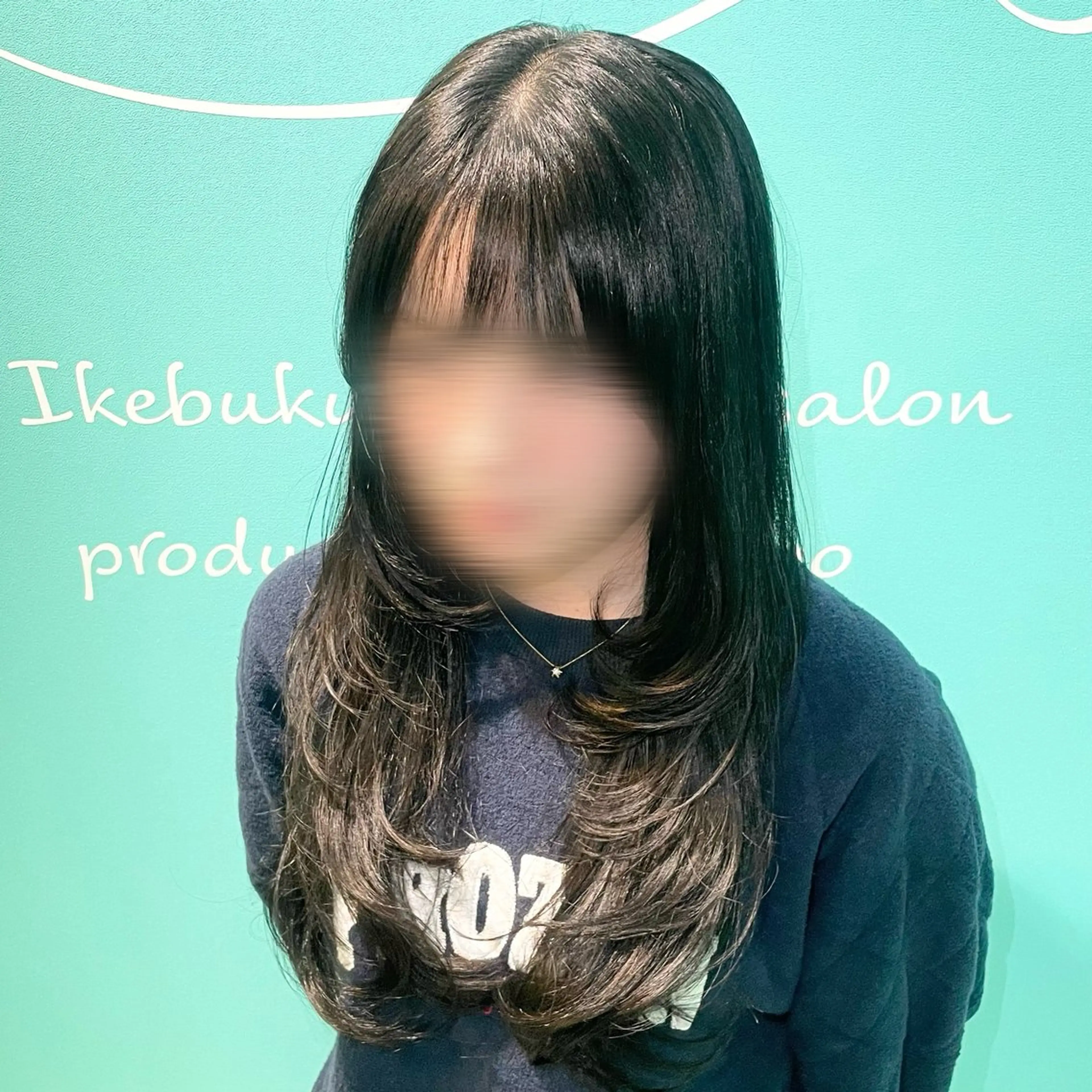 ロング カラー 黒髪 ハイレイヤー レイヤーカット カット ヘアカラー トリートメント Natsuki 🫧インナーカラーのヘアスタイル