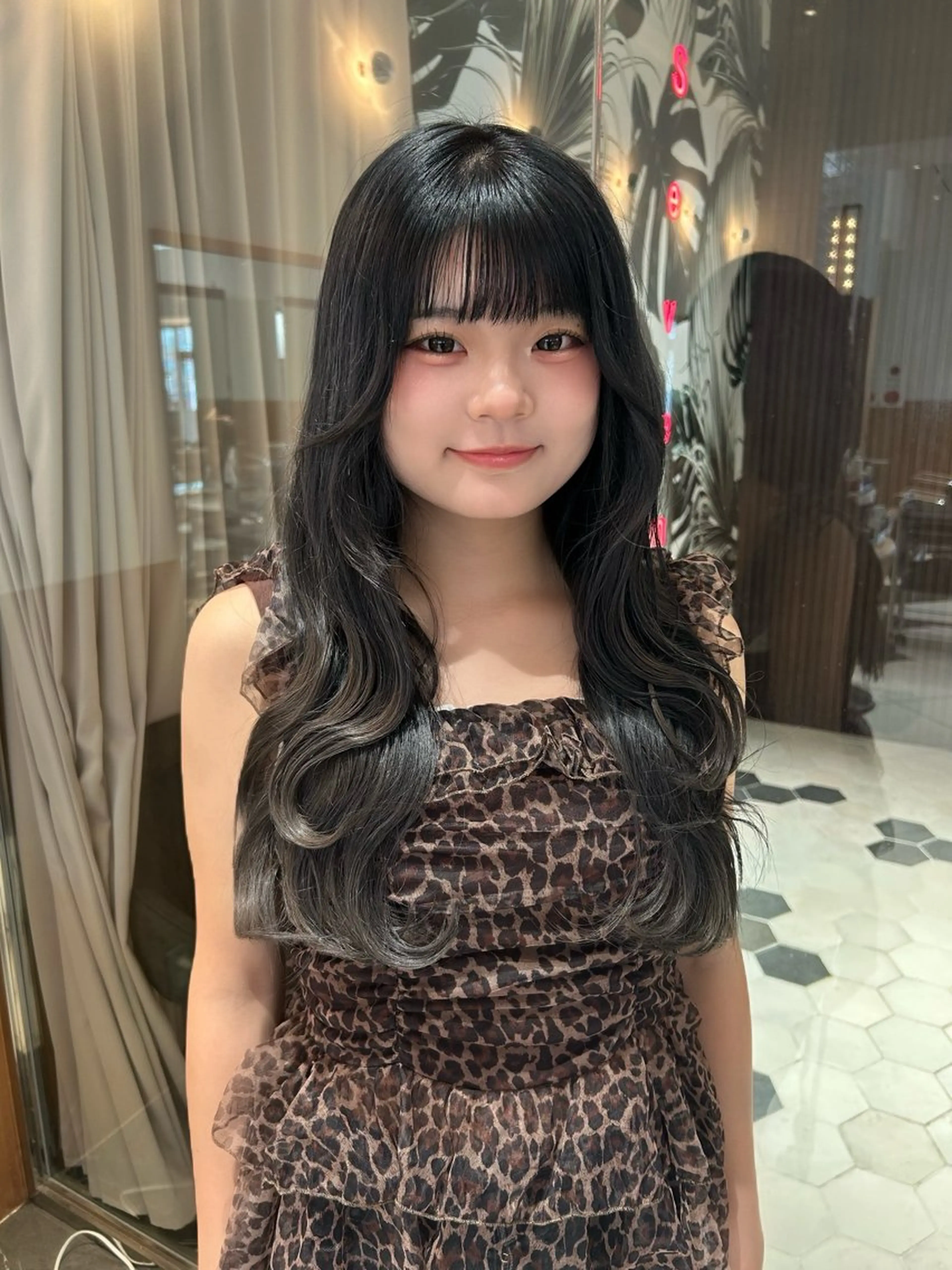 💜透明感カラー&BYKARTEトリートメントの写真