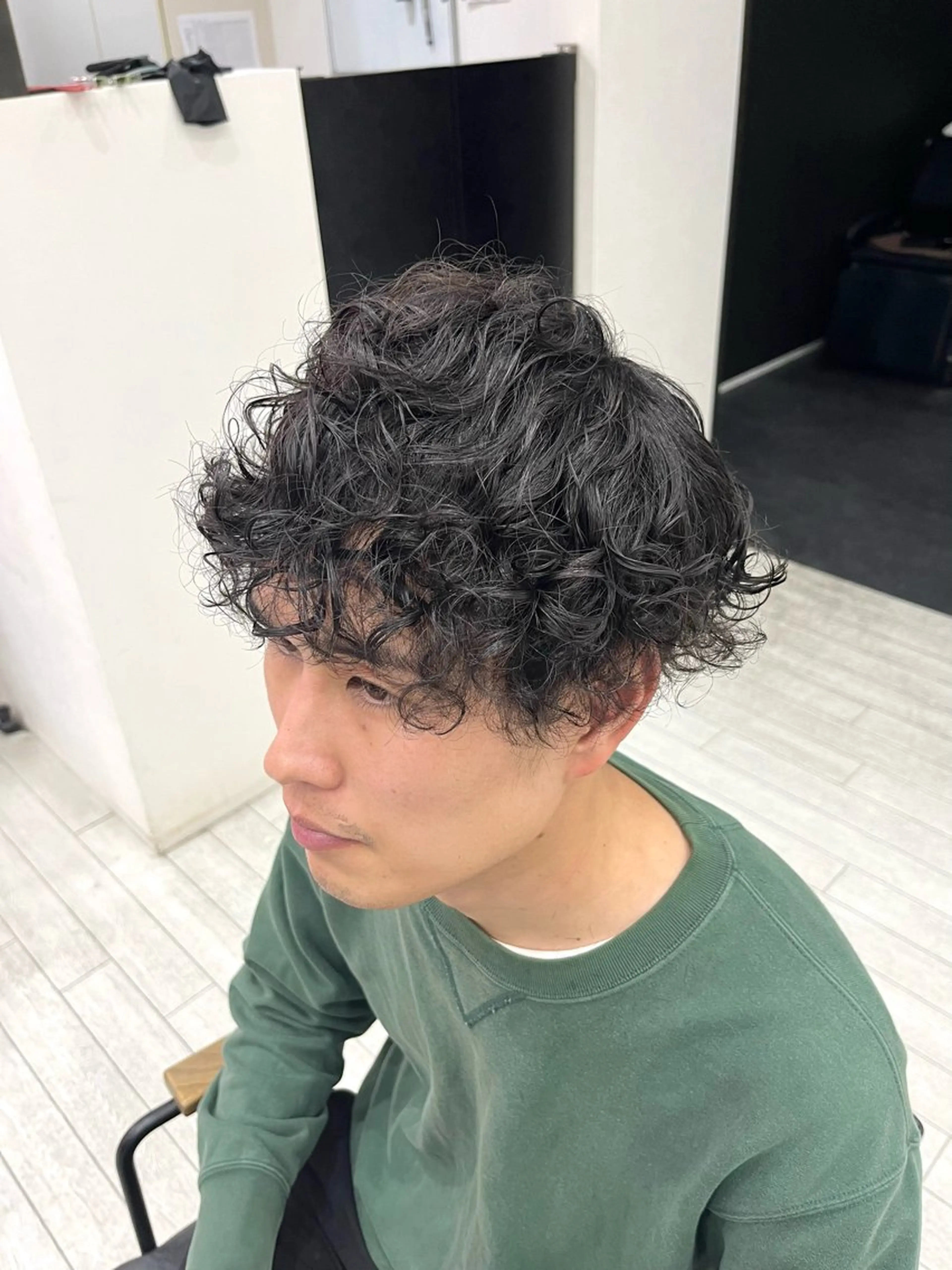 パーマ メンズ メンズパーマ プードルパーマ プードルパーマ 南雲 優佑のヘアスタイル