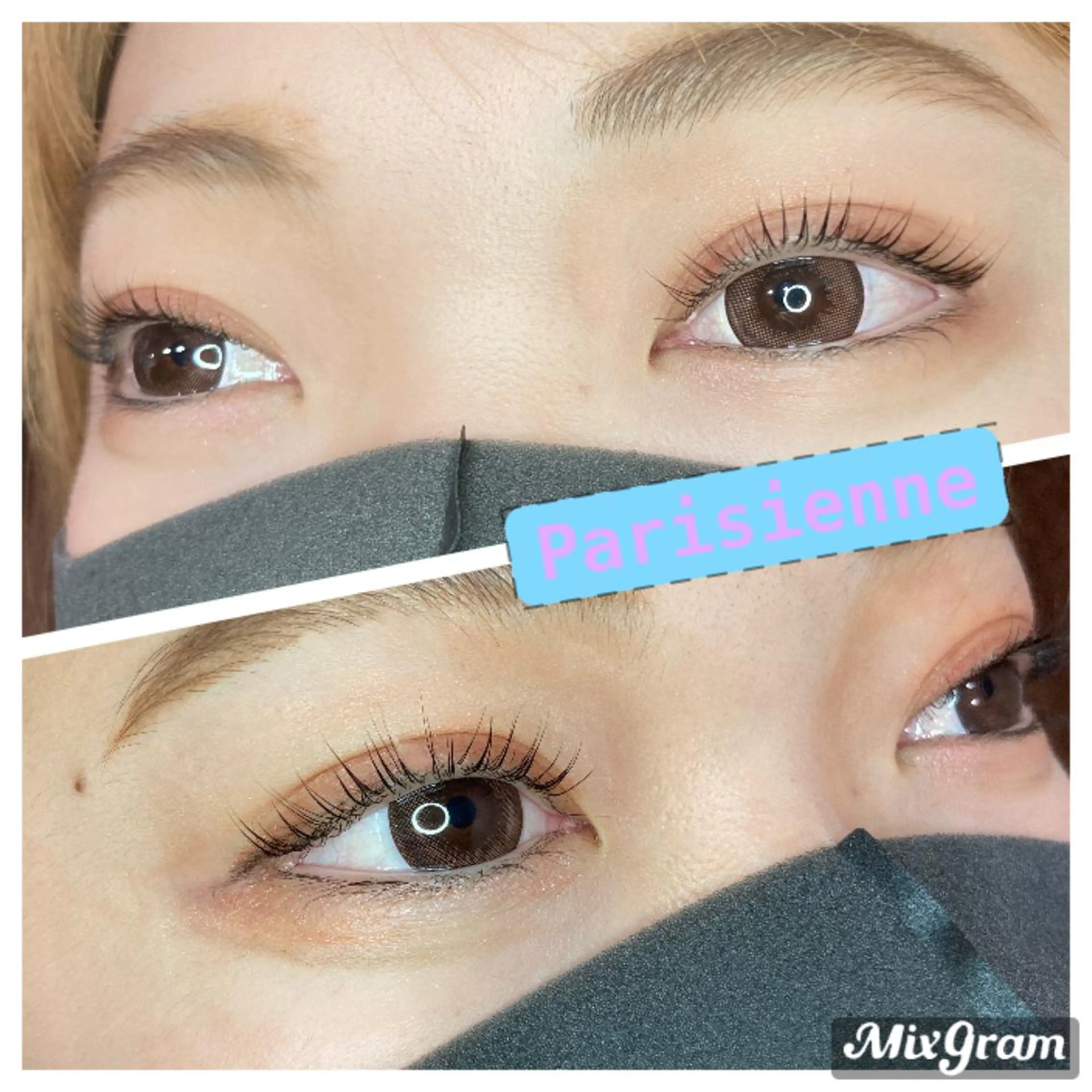 マツエク・マツパ パリジェンヌラッシュリフト MoaMoa 🩵ᩚsaya🩵ᩚのマツエク・マツパデザイン