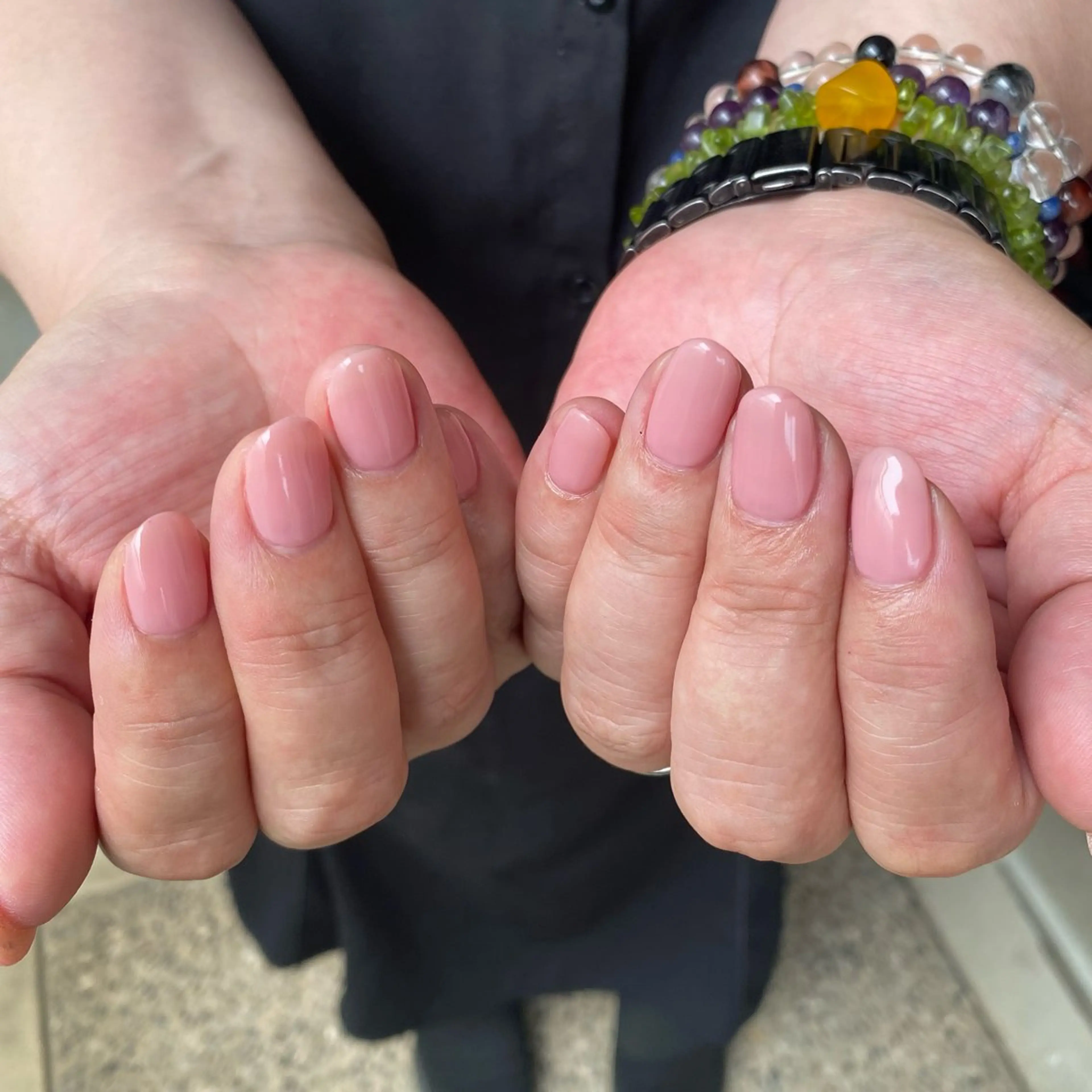 ネイル フットネイル ワンカラーネイル ハンドネイル soleil所属・舞鶴 奈々美のネイルデザイン