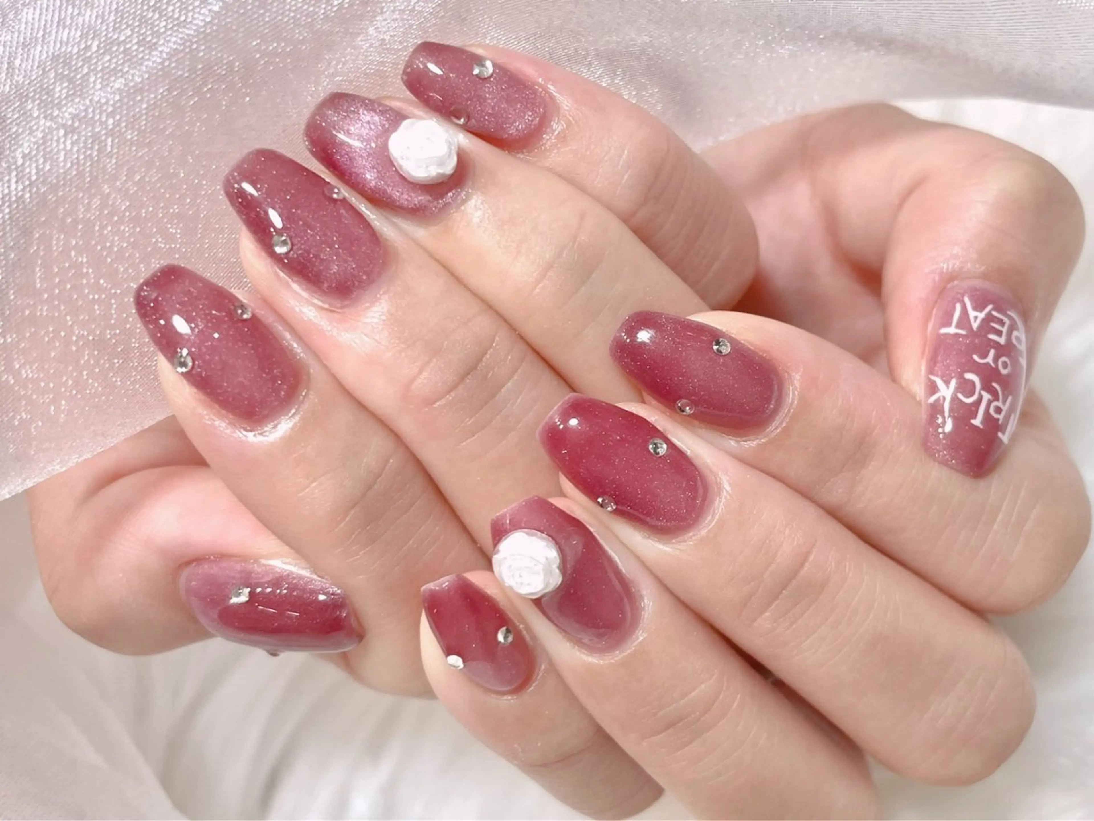 ネイル ジェルネイル ハロウィン パラジェル ハンドネイル ゆりか ジョアアンジェ福島のネイルデザイン