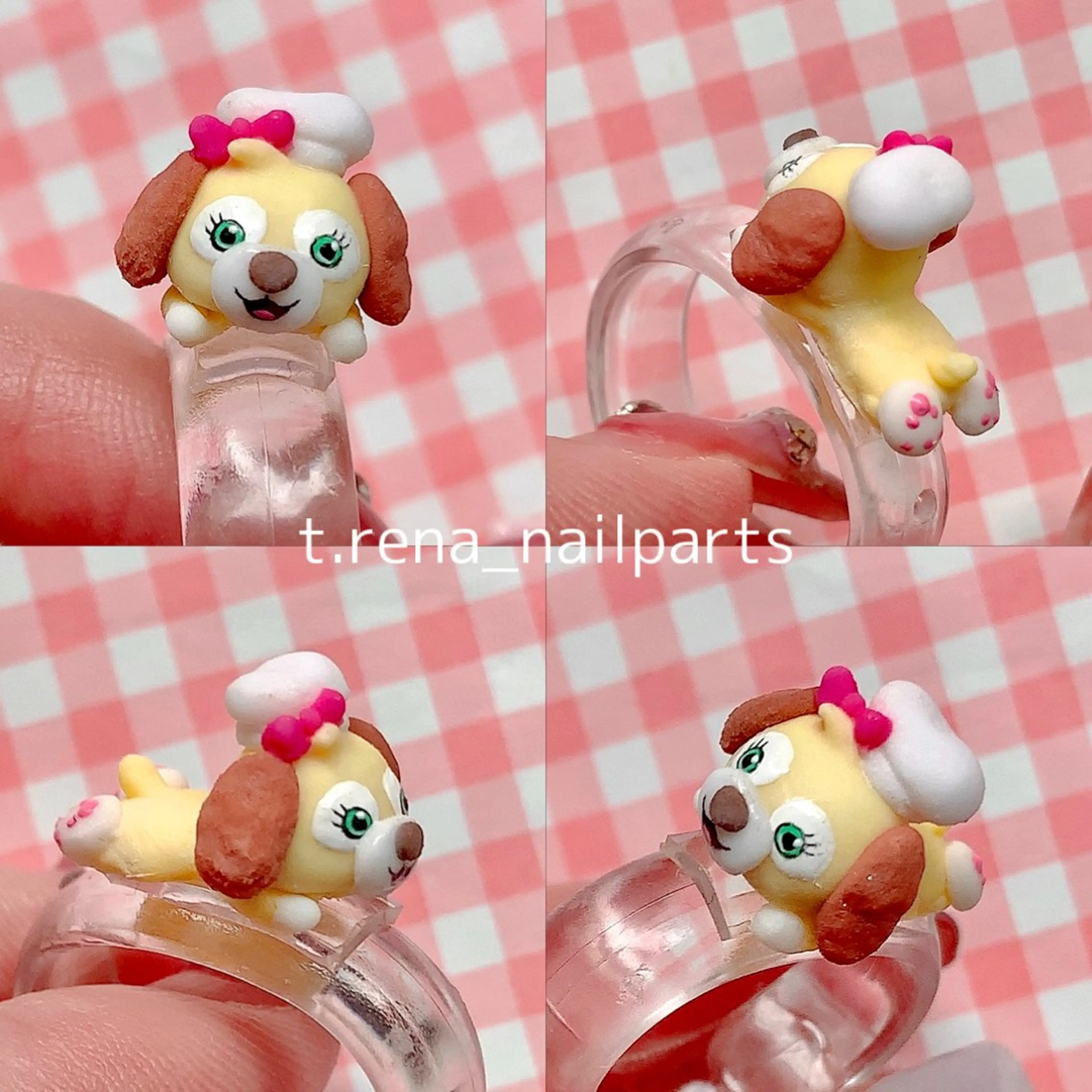 ネイル アートネイル ぷっくりネイル シェアサロンLei.g(レイジー)所属・3Dアートネイル💗 都築レナのネイルデザイン