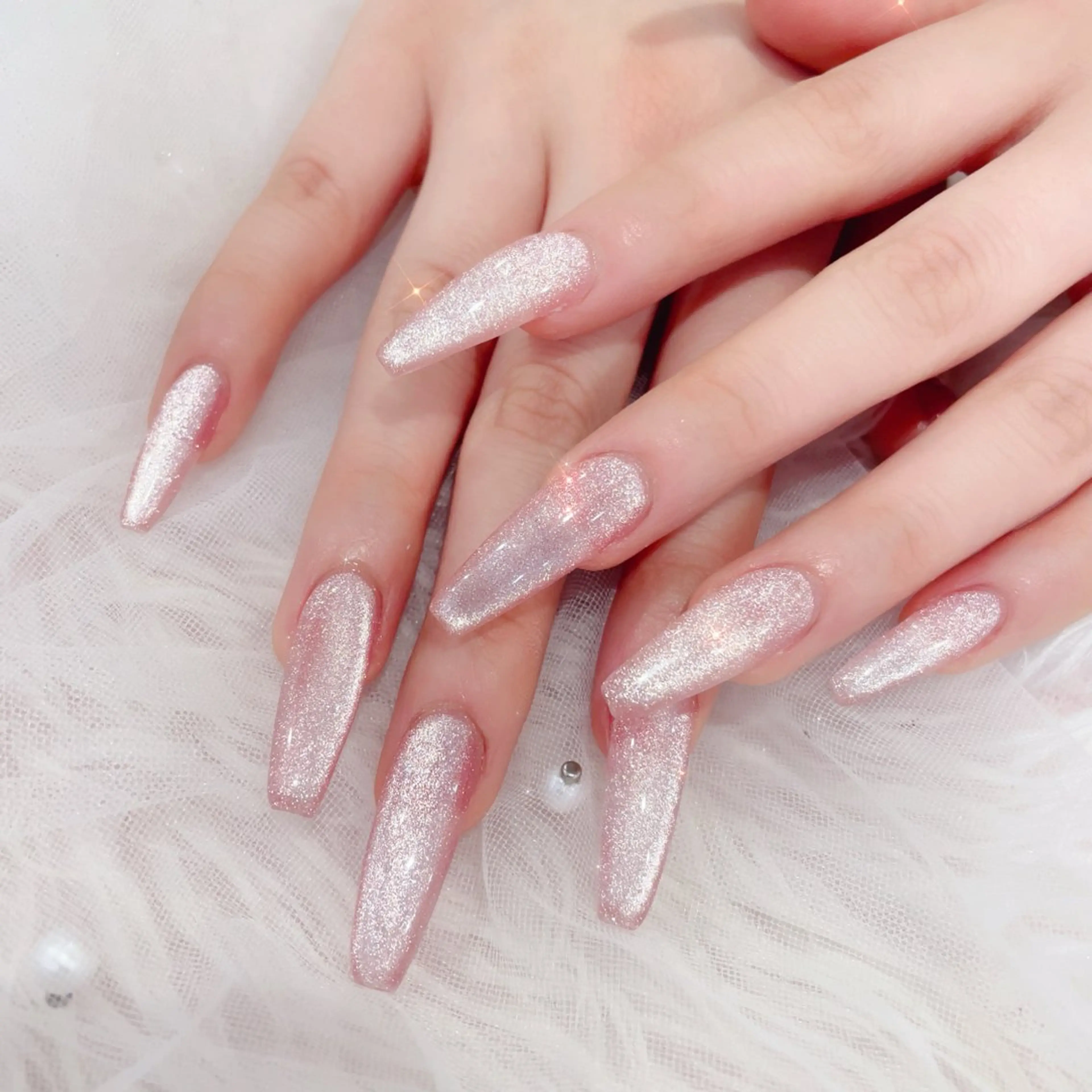 セミロング ハンドネイル cho nailのネイルデザイン