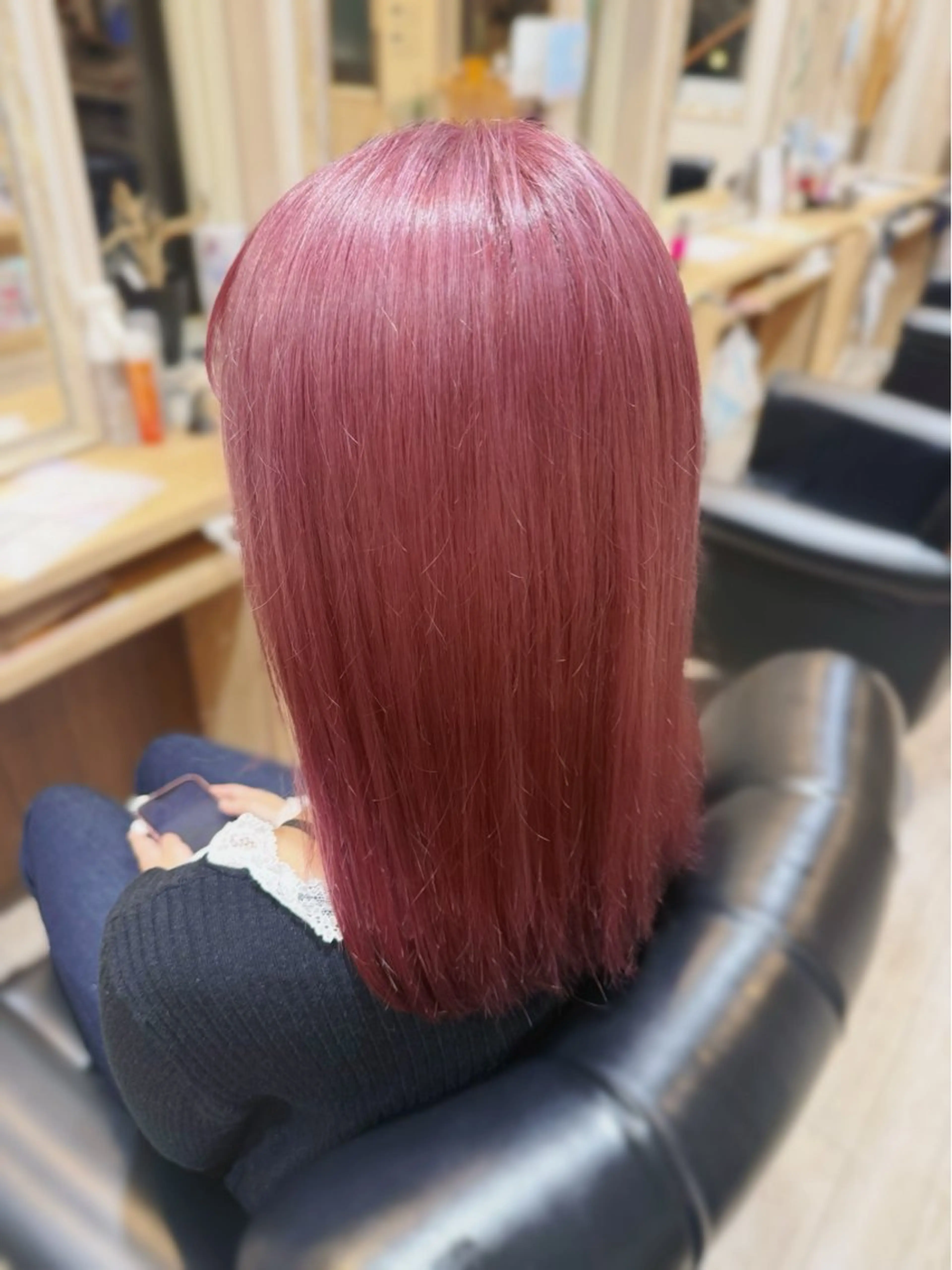 ミディアム カラー ヘアカラー トリートメント mae shiiharaのヘアスタイル