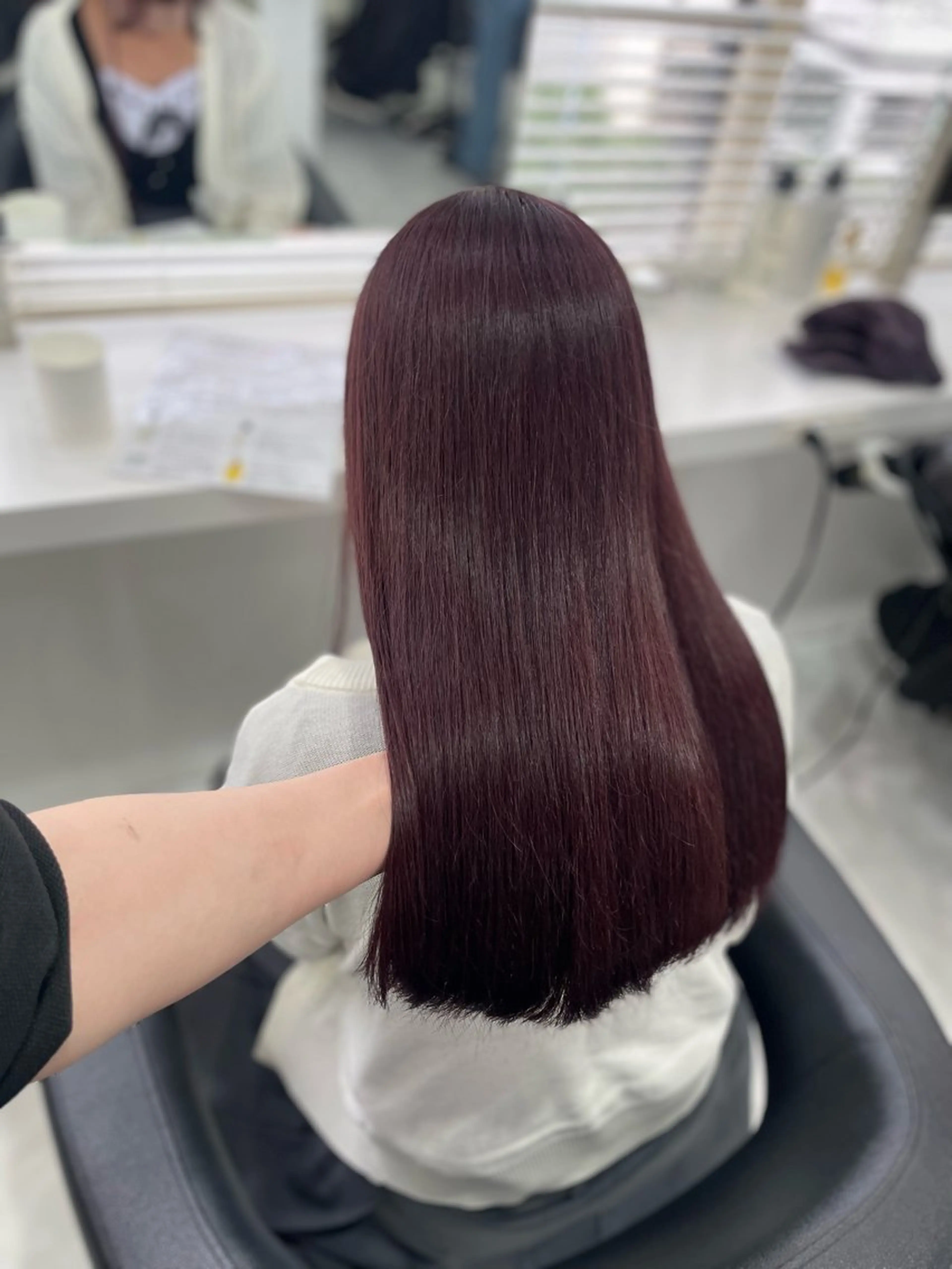 セミロング カット ヘアカラー トリートメント 💗トレンド暖色ヘア Natsumi 💗のヘアスタイル