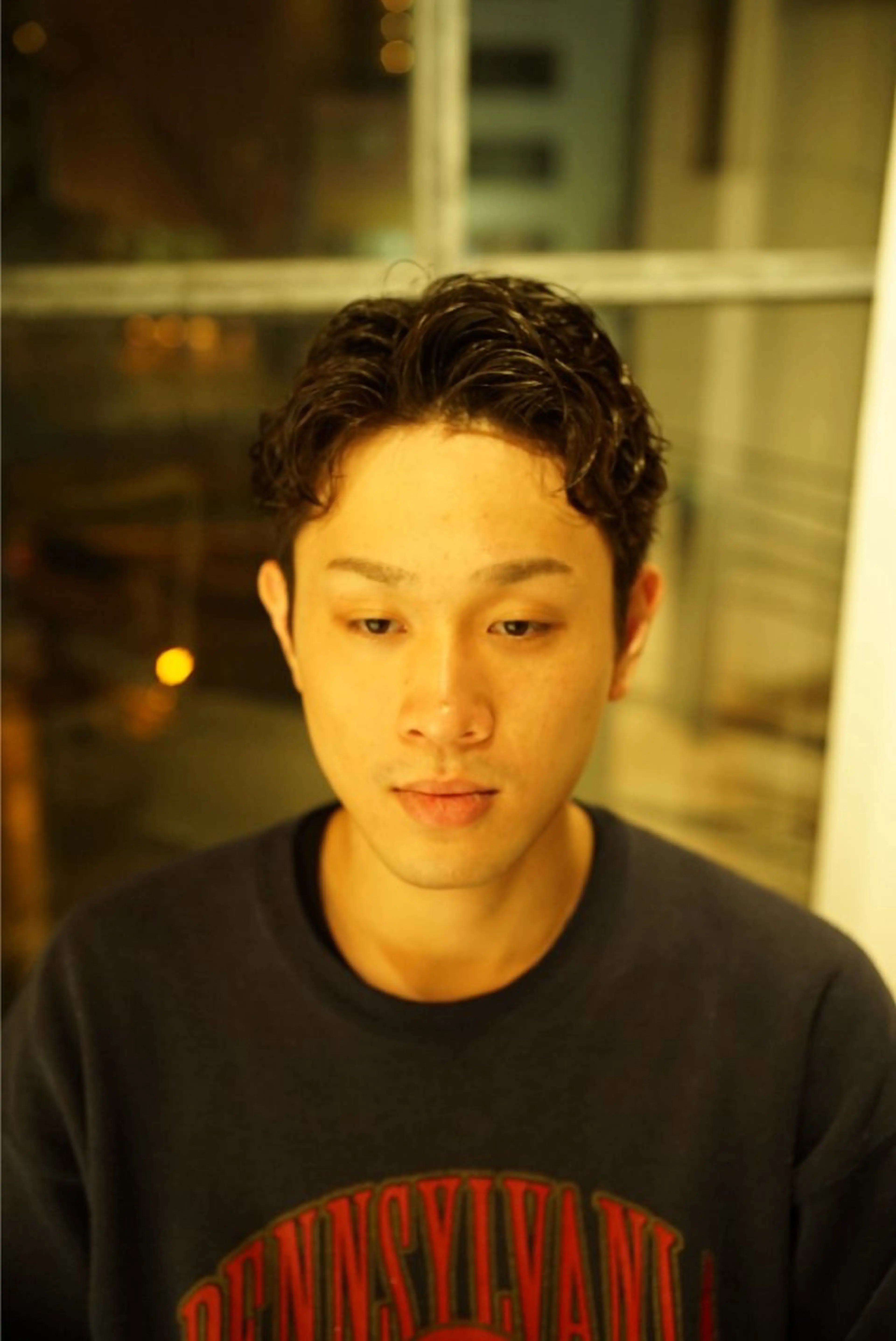 ショート パーマ メンズ GAKU 岳人のヘアスタイル