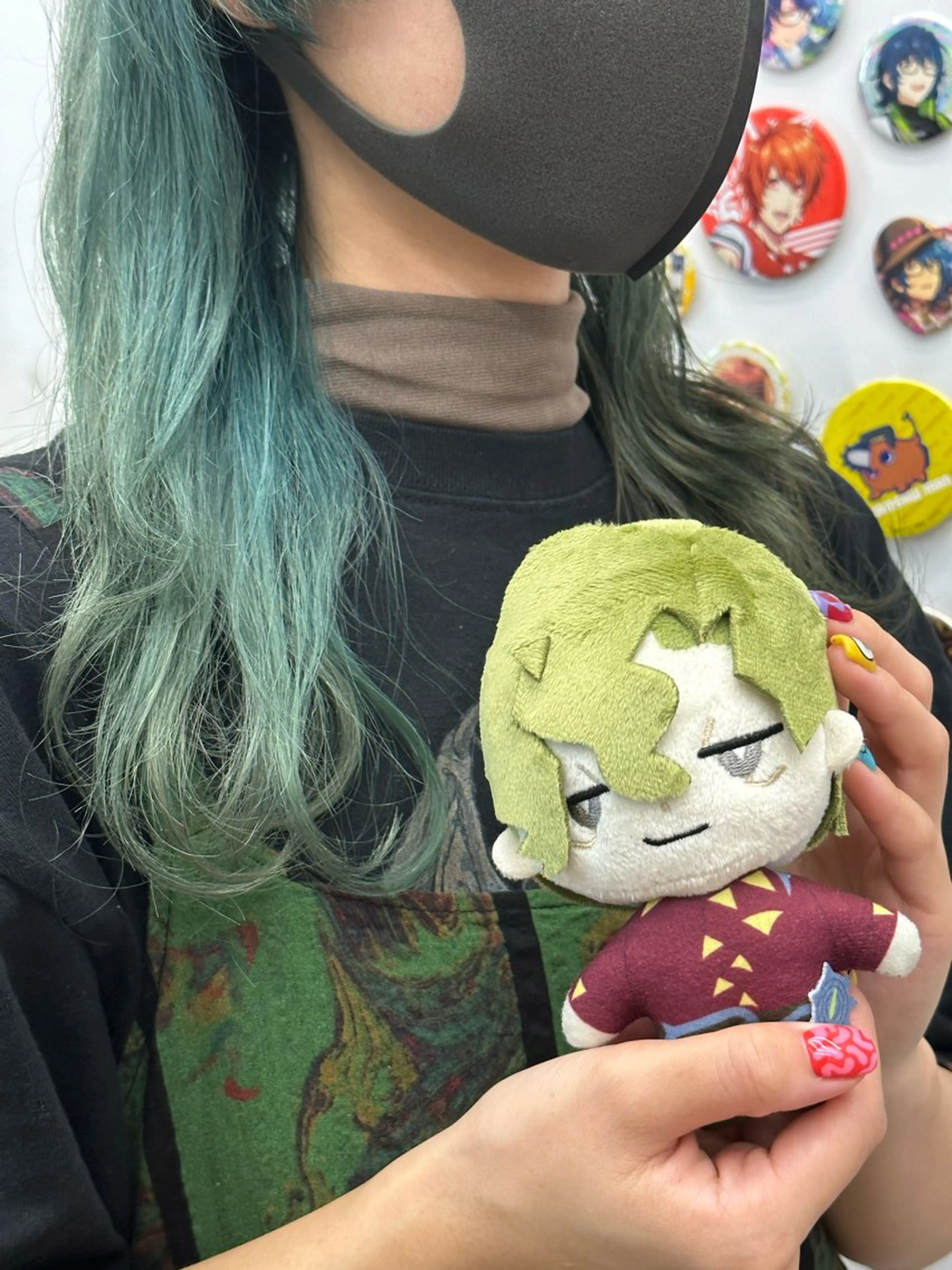 ミディアム カラー ミント ミントグリーン ヘアカラー トリートメント あらげ 🌈推しカラー🌈ᵕのヘアスタイル