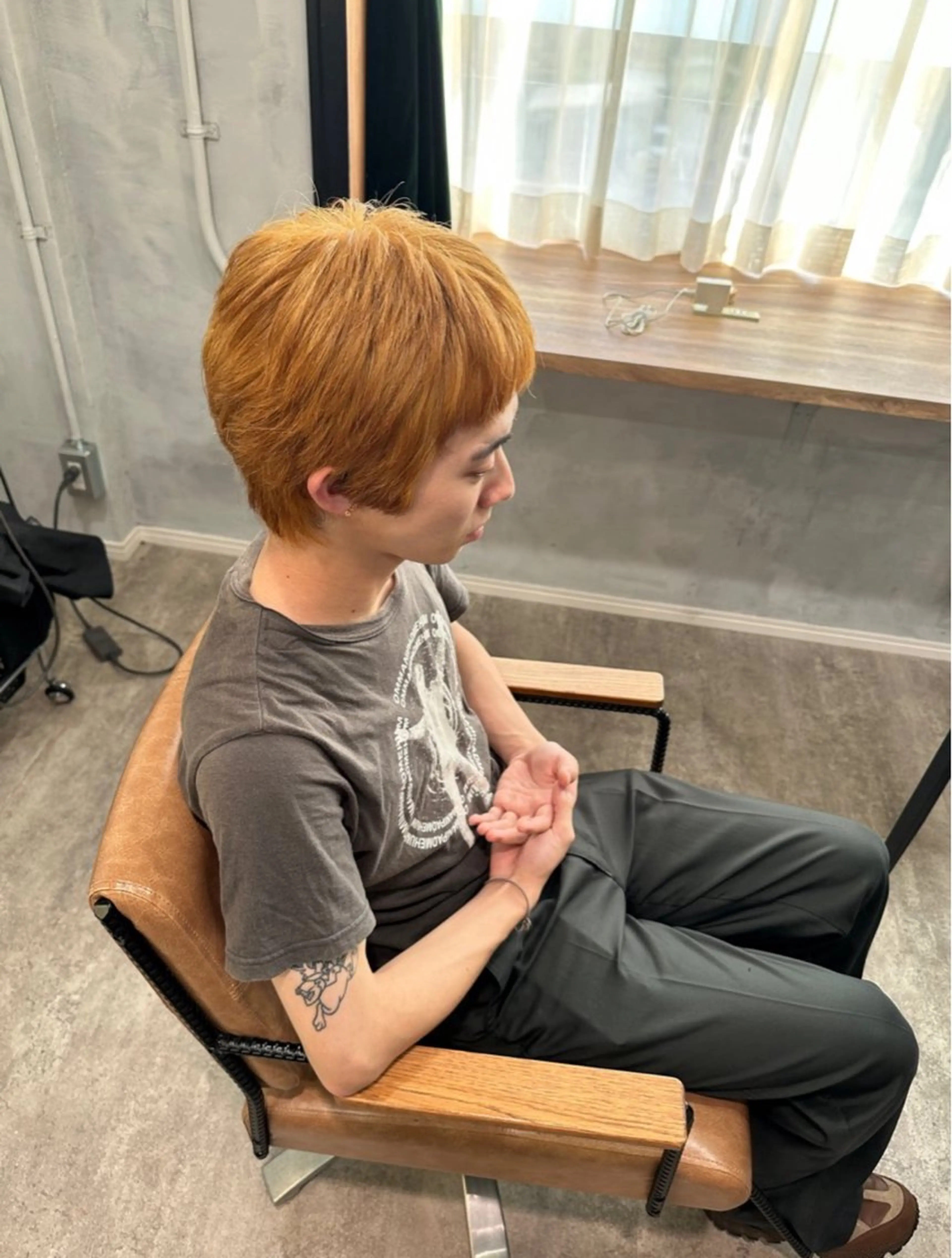 カラー メンズ 木村 心海☆明石のヘアスタイル