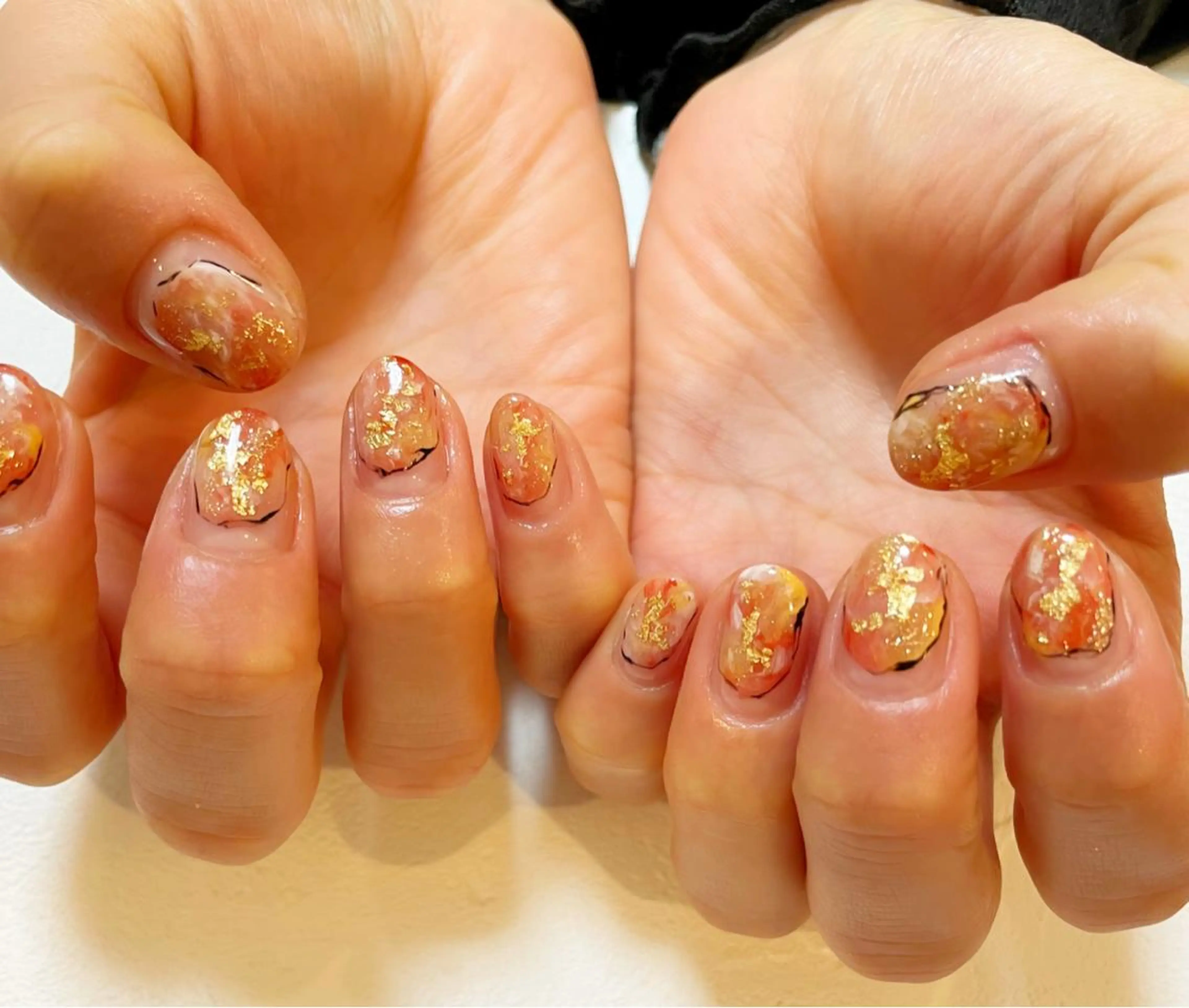 ショート ネイル ニュアンスネイル Re:st〔リスト〕所属・ayane Re:st〔リスト〕のネイルデザイン