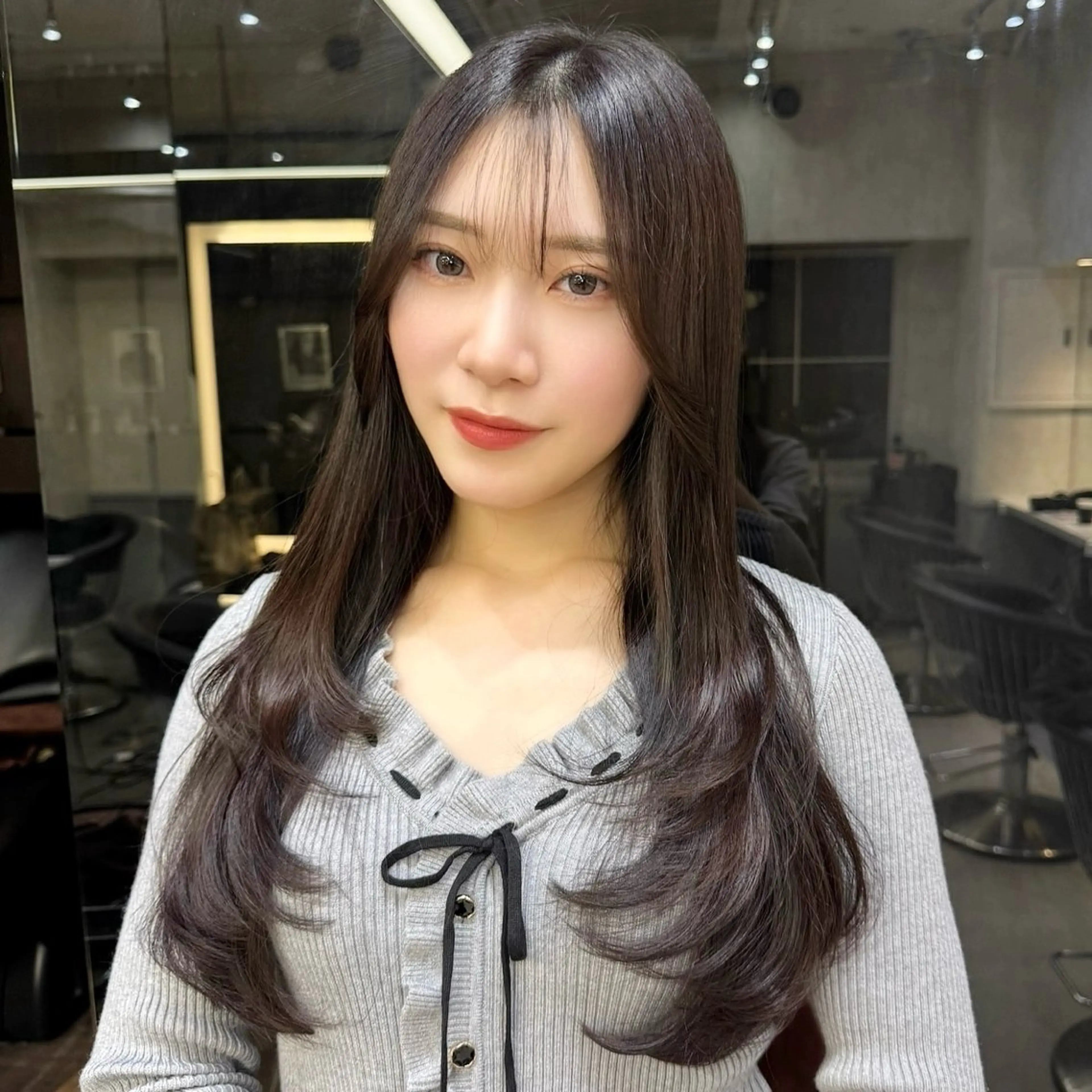 ロング 韓国ヘア　髪質改善 🌹レイヤー　芹奈のヘアスタイル