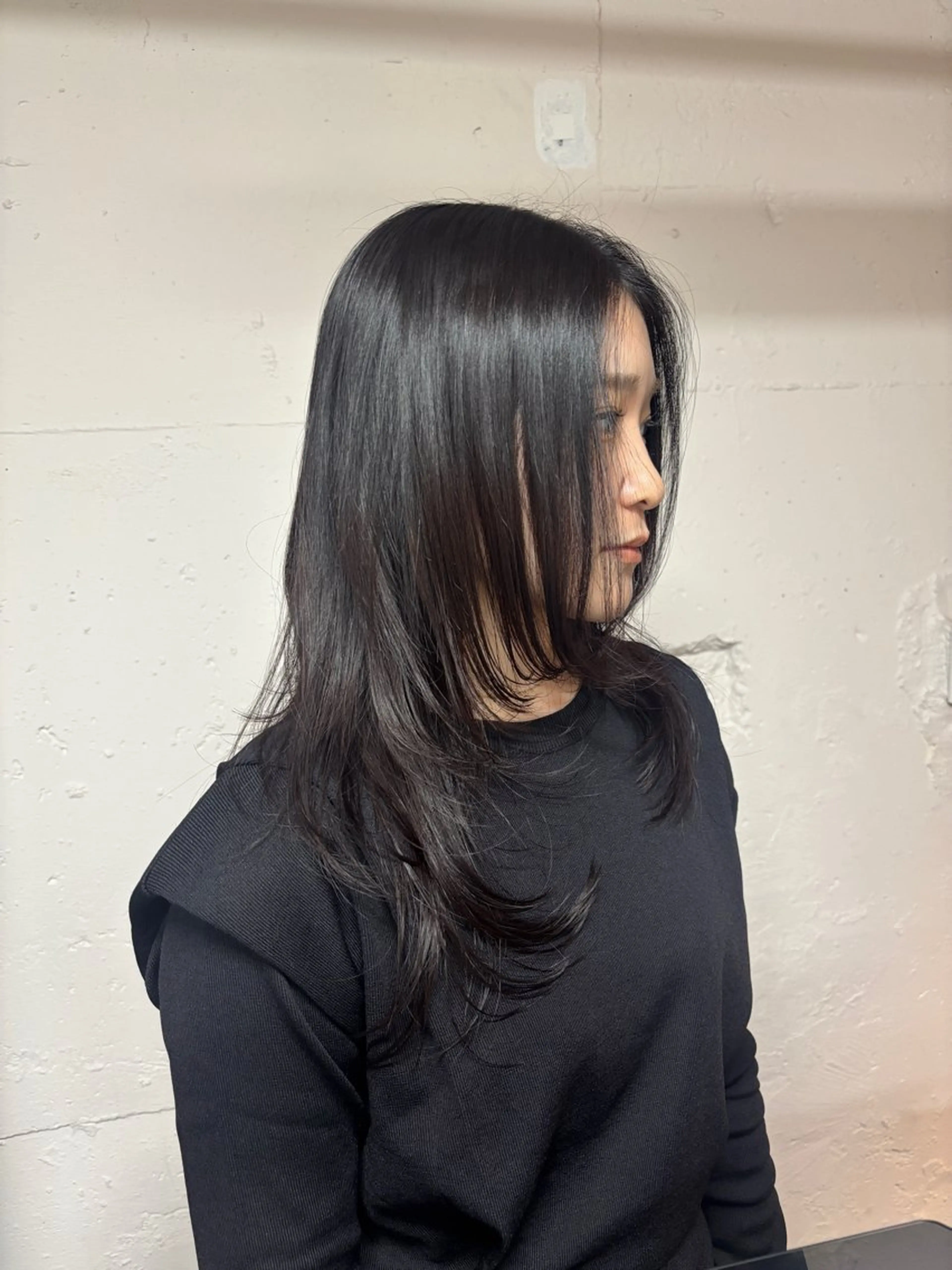 セミロング カラー 🩵tokute SEIRA🩵のヘアスタイル