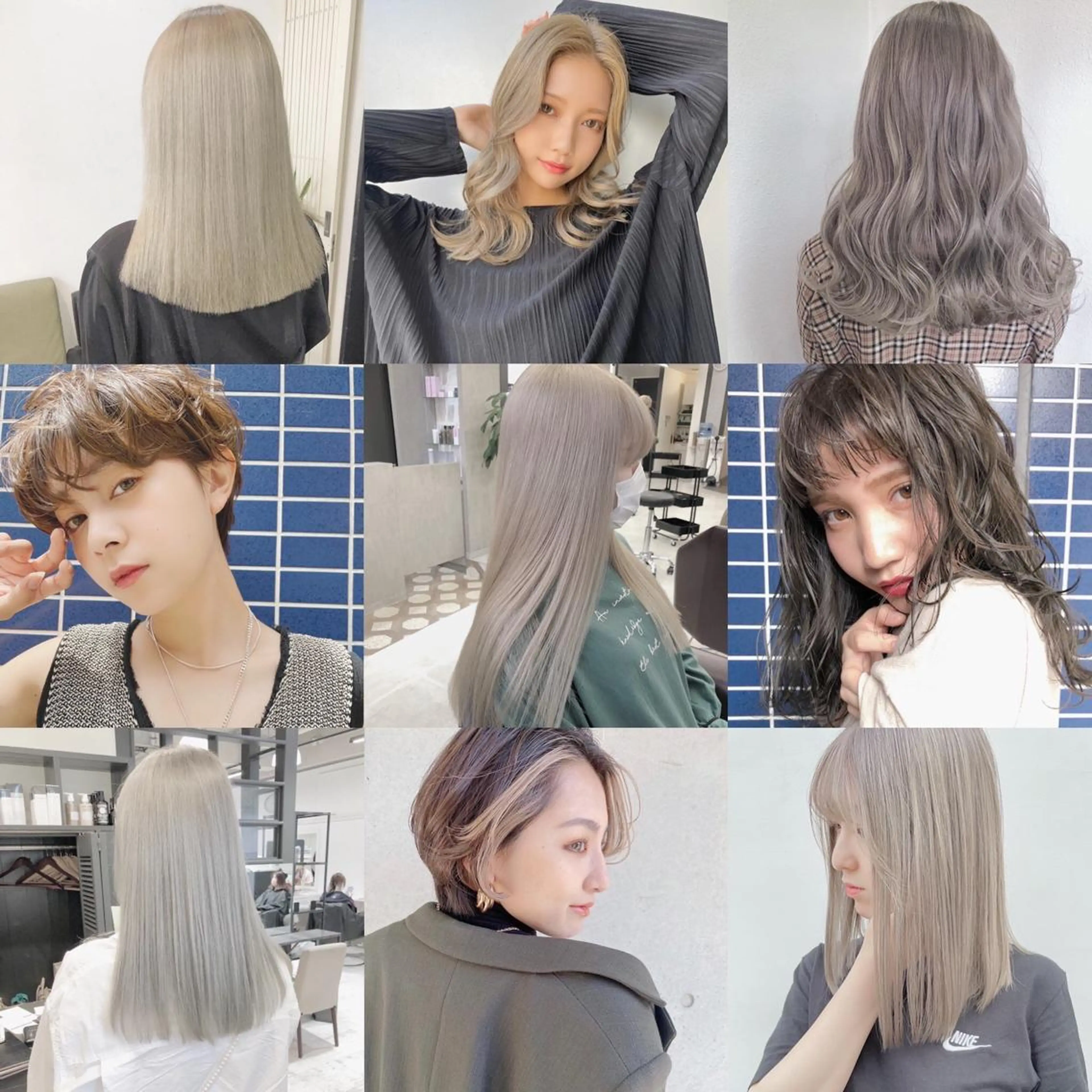 ロング カラー mimiiy梅田 中崎町ハイトーンのヘアスタイル