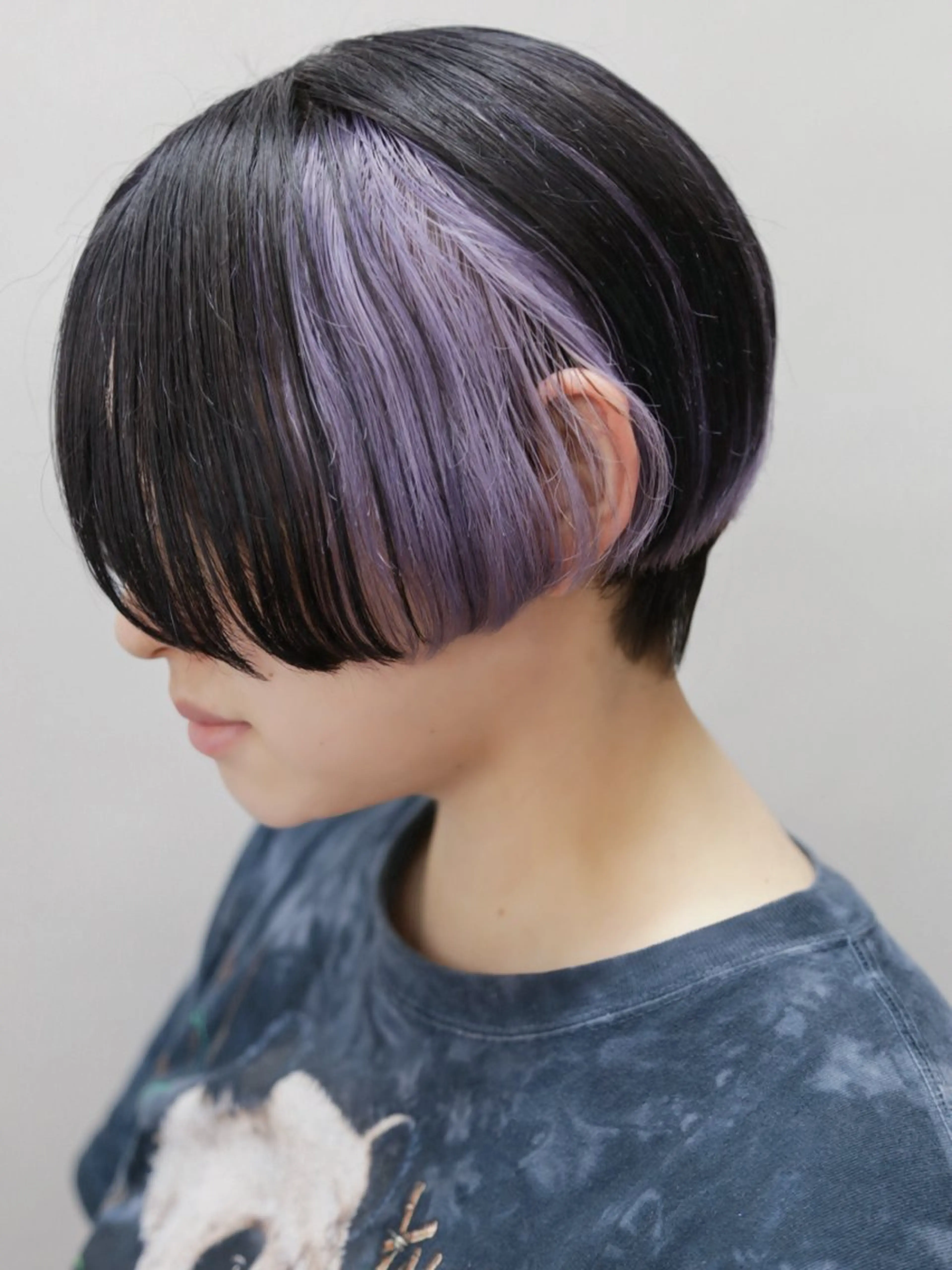 ショート カラー ヘアカラー トリートメント ブリーチ/ ハイトーンShugaのヘアスタイル