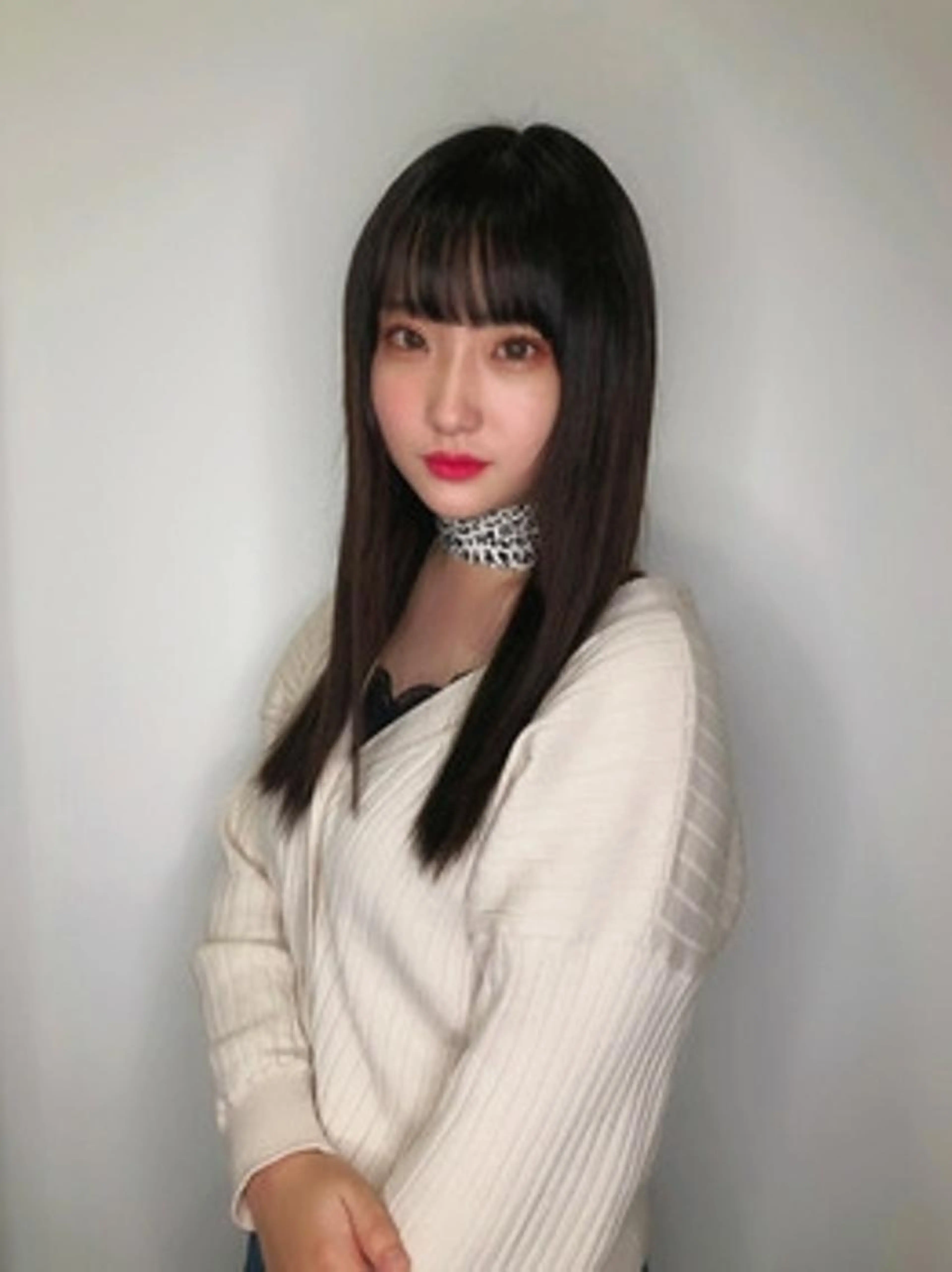《プルエクステ/ランク★★☆》プラチナ42cm(胸あたり)60本の写真