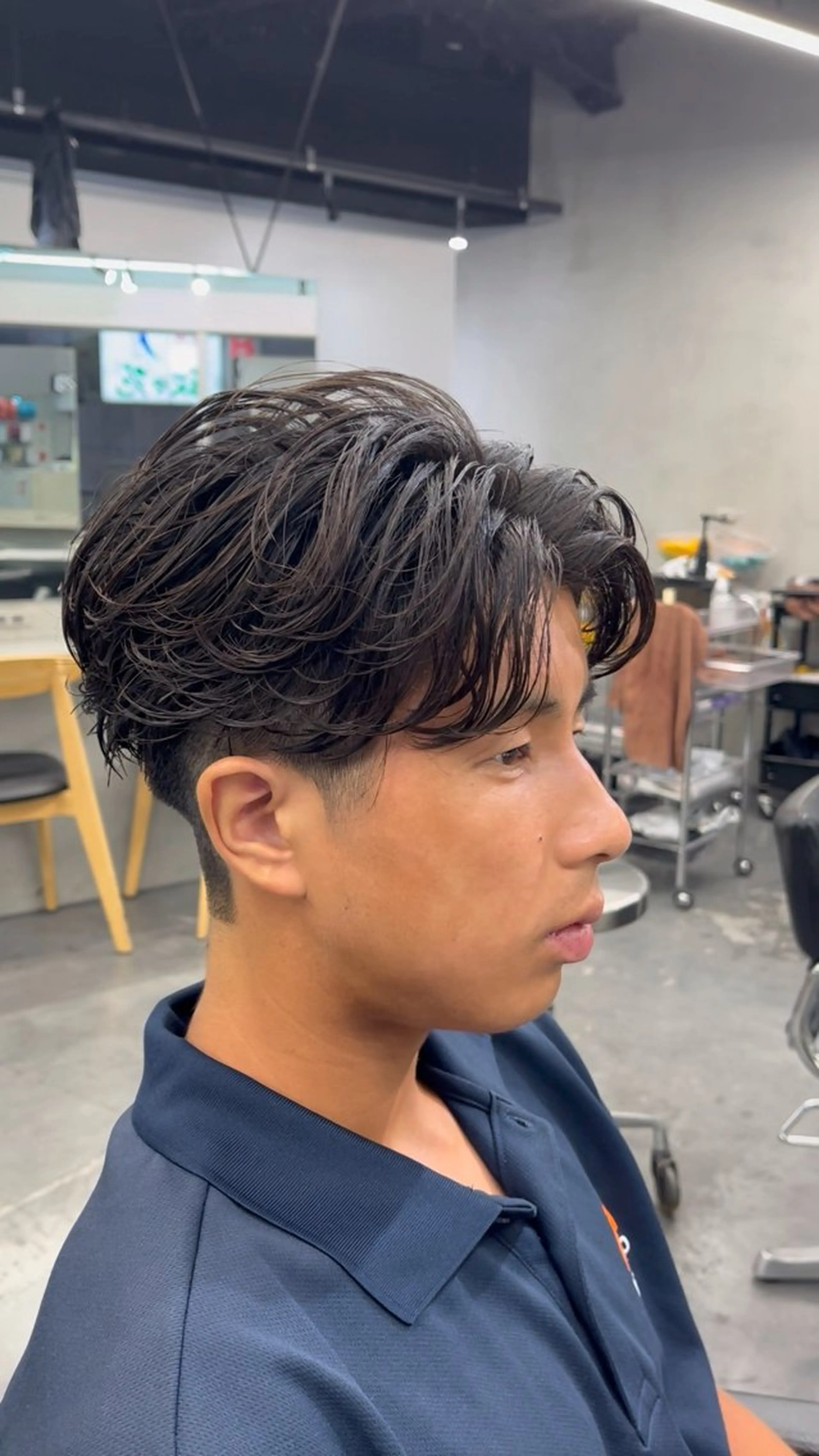 ショート パーマ メンズ カット パーマ トリートメント fifth TOKYO所属・fifth　石垣 海音のヘアスタイル