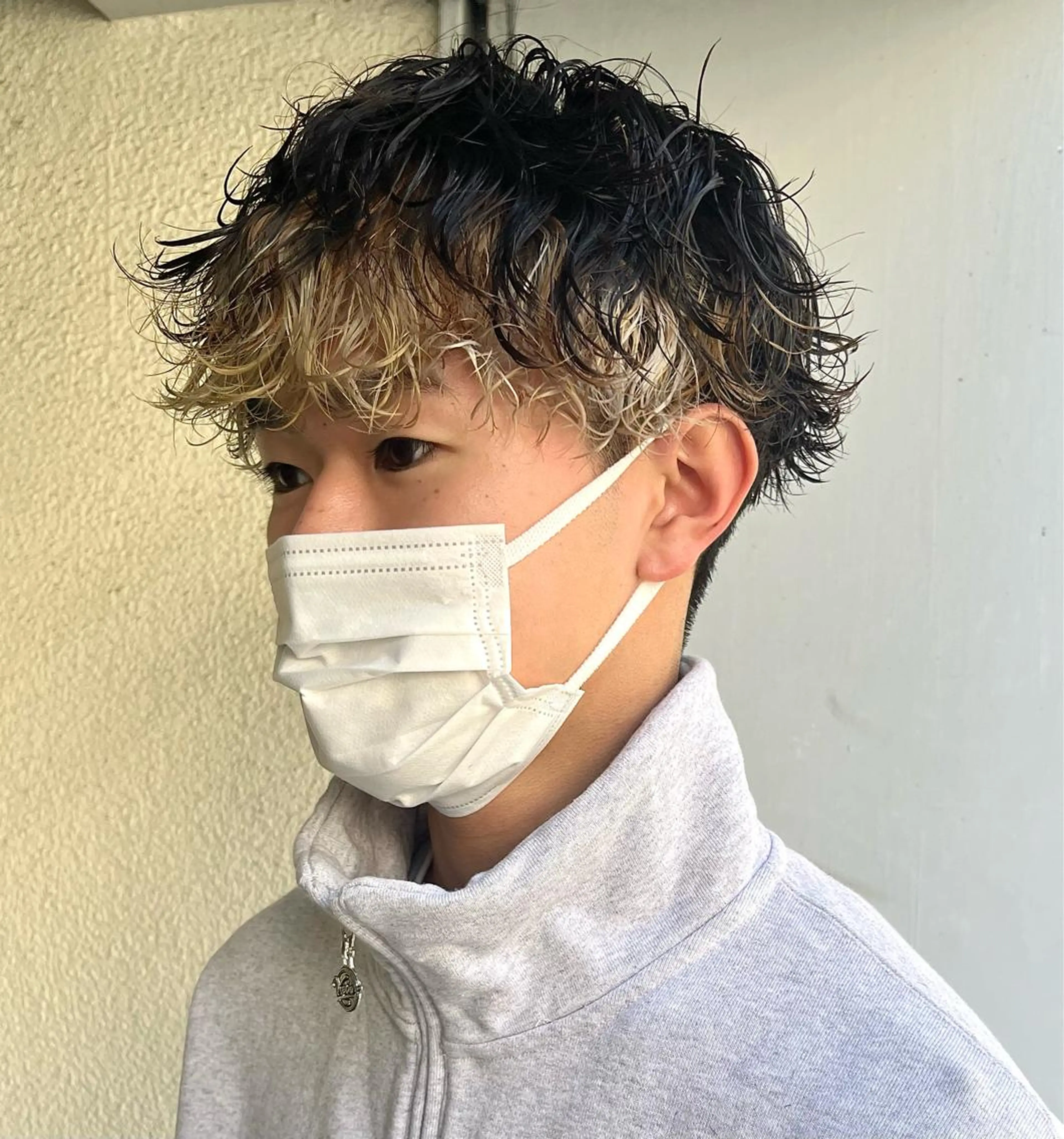 パーマ メンズ パーマ 猪原 海斗メンズパーマのヘアスタイル