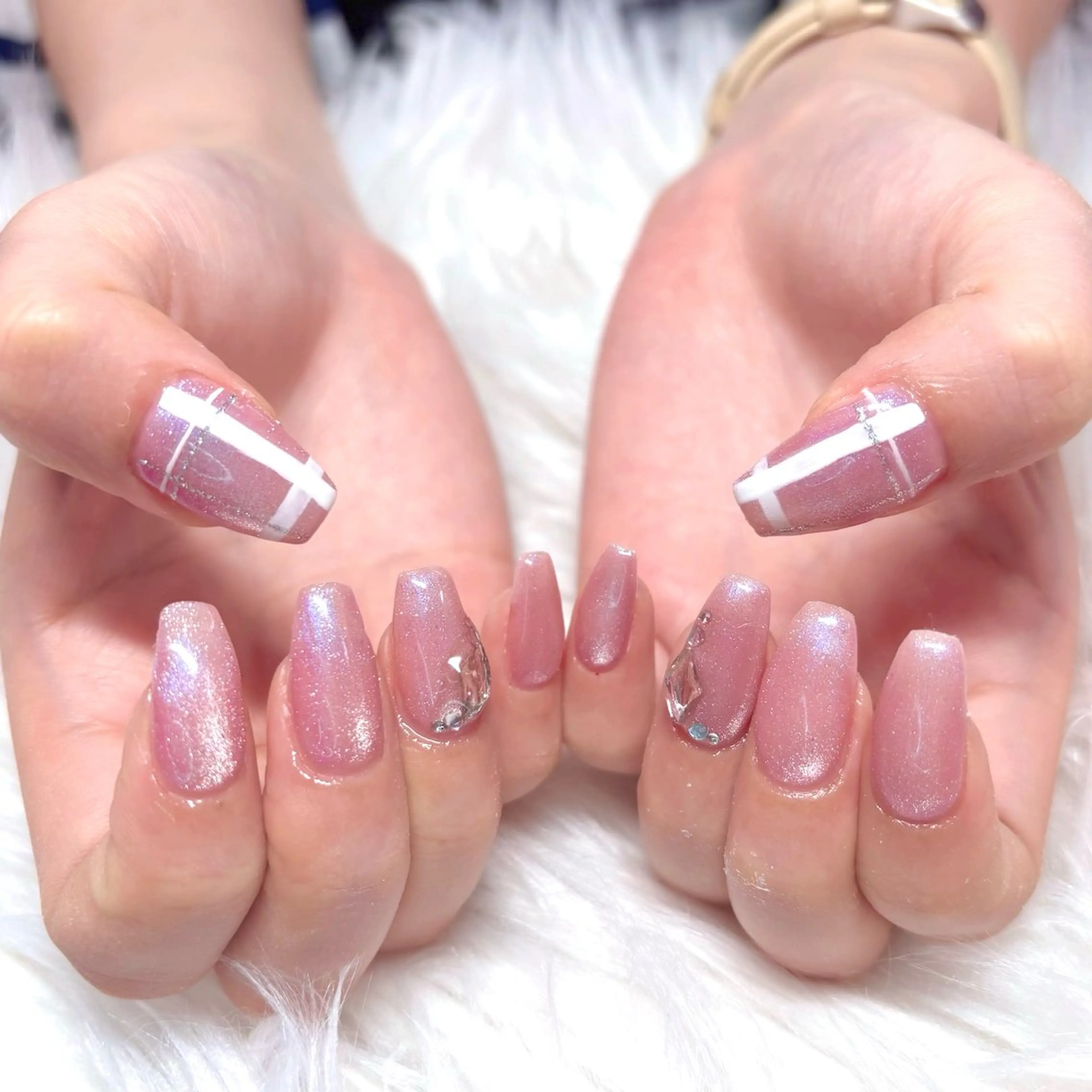 ネイル アートネイル マグネットネイル ハンドネイル Noix nailのネイルデザイン