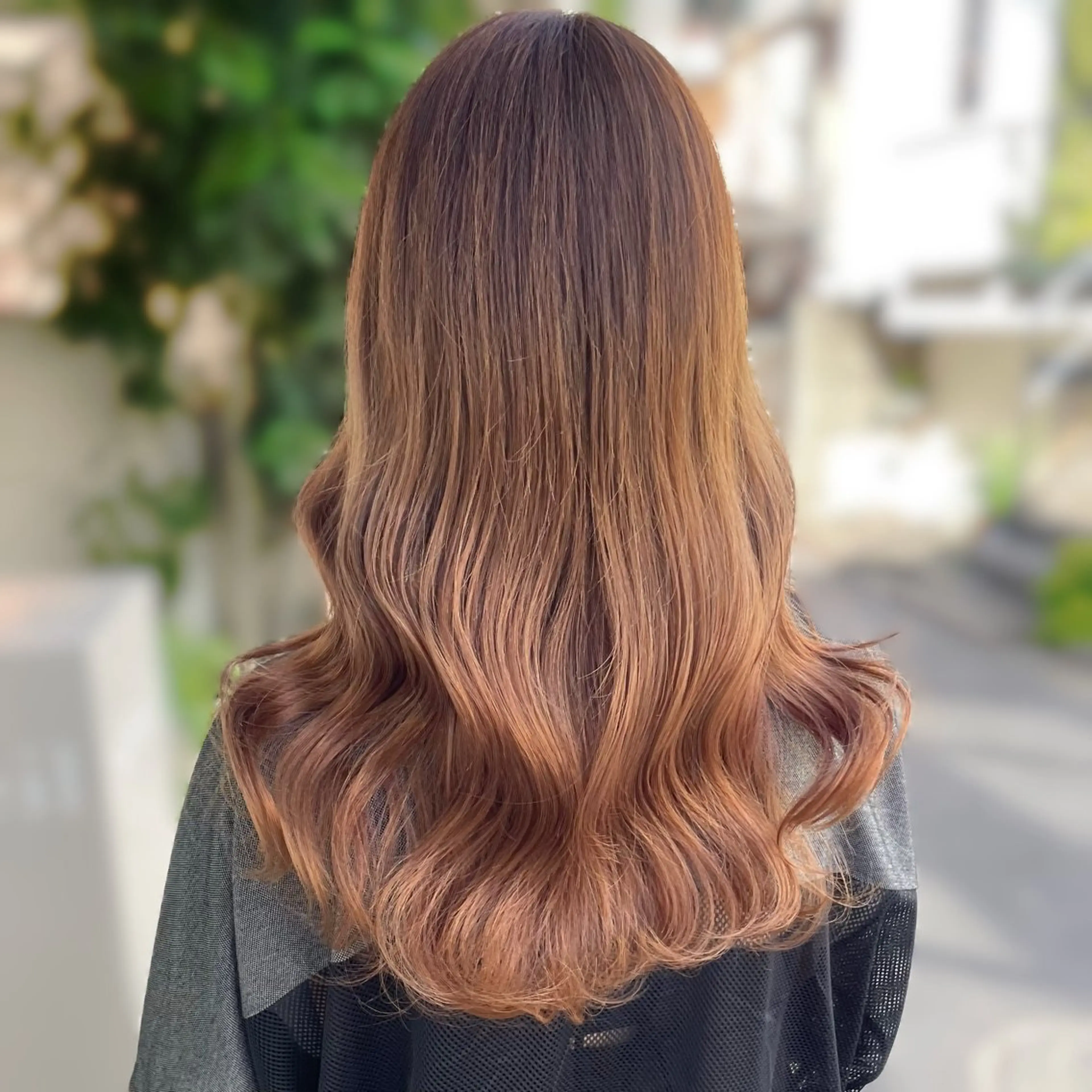 ロング カラー カット ヘアカラー トリートメント kana ブリーチなしカラー✨のヘアスタイル