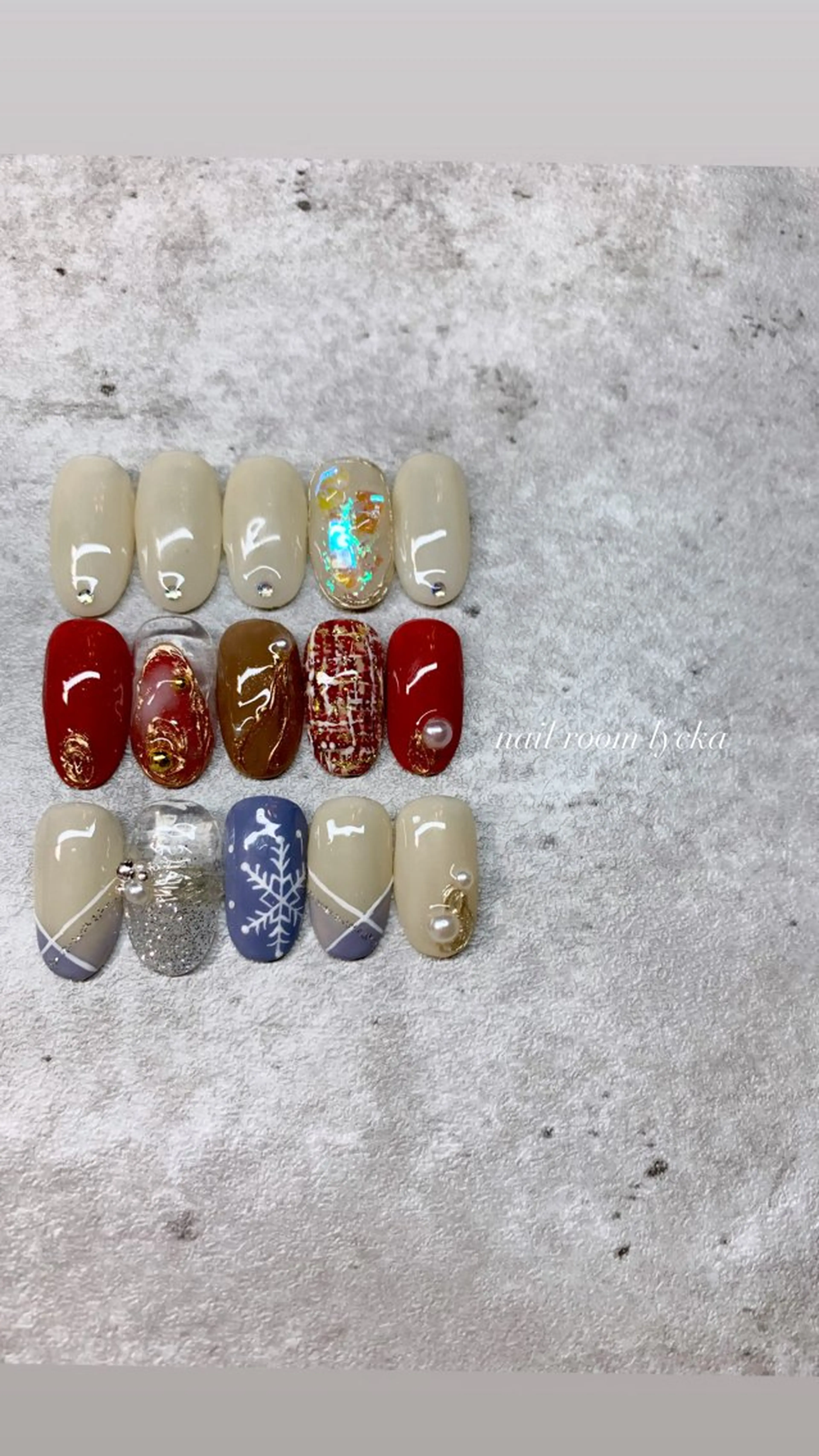 ネイル ﾈｲﾙﾙｰﾑﾘｯｶ 𝐦𝐚𝐲𝐮のネイルデザイン
