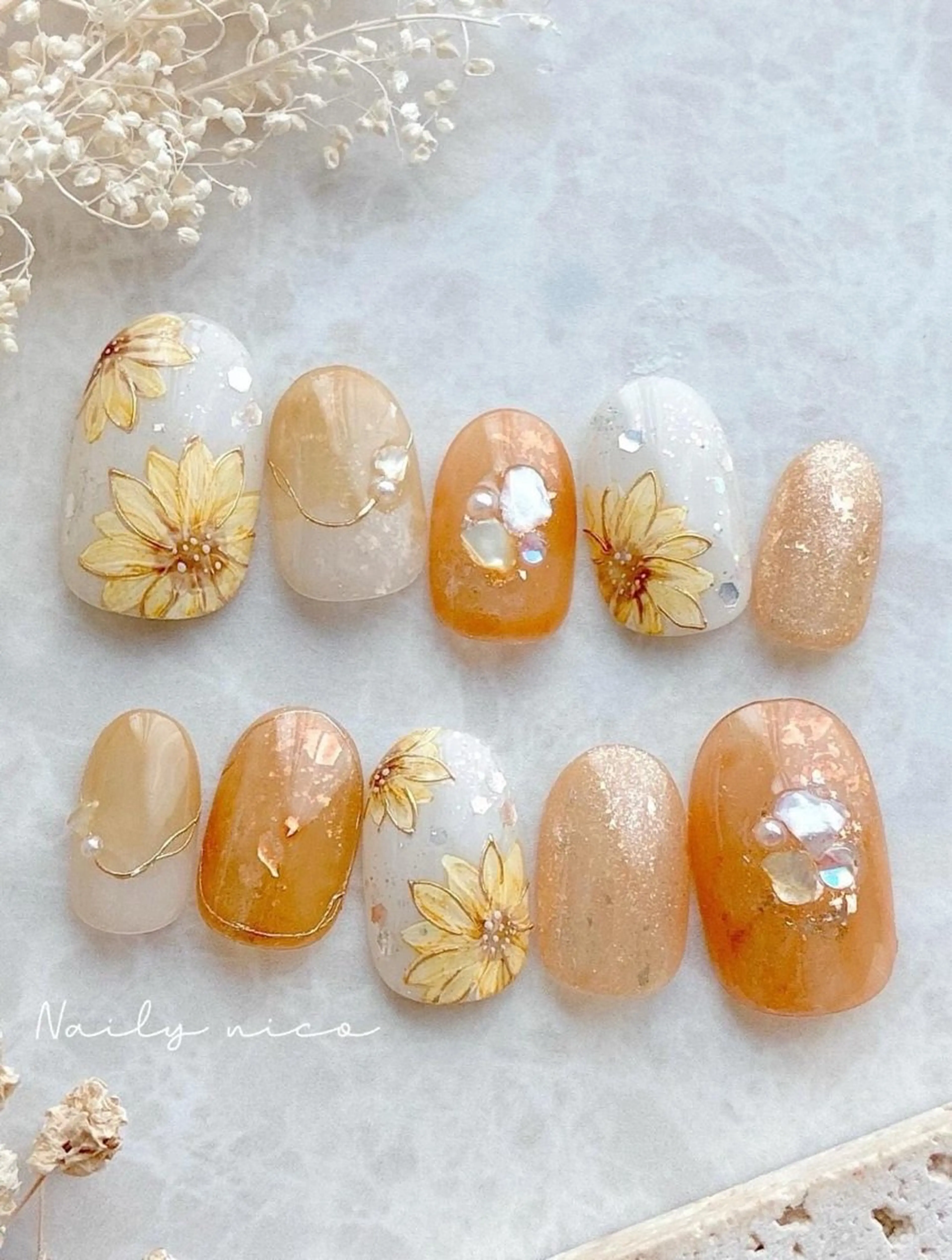 ネイル ハンドネイル Rose Ana.Chuoのネイルデザイン