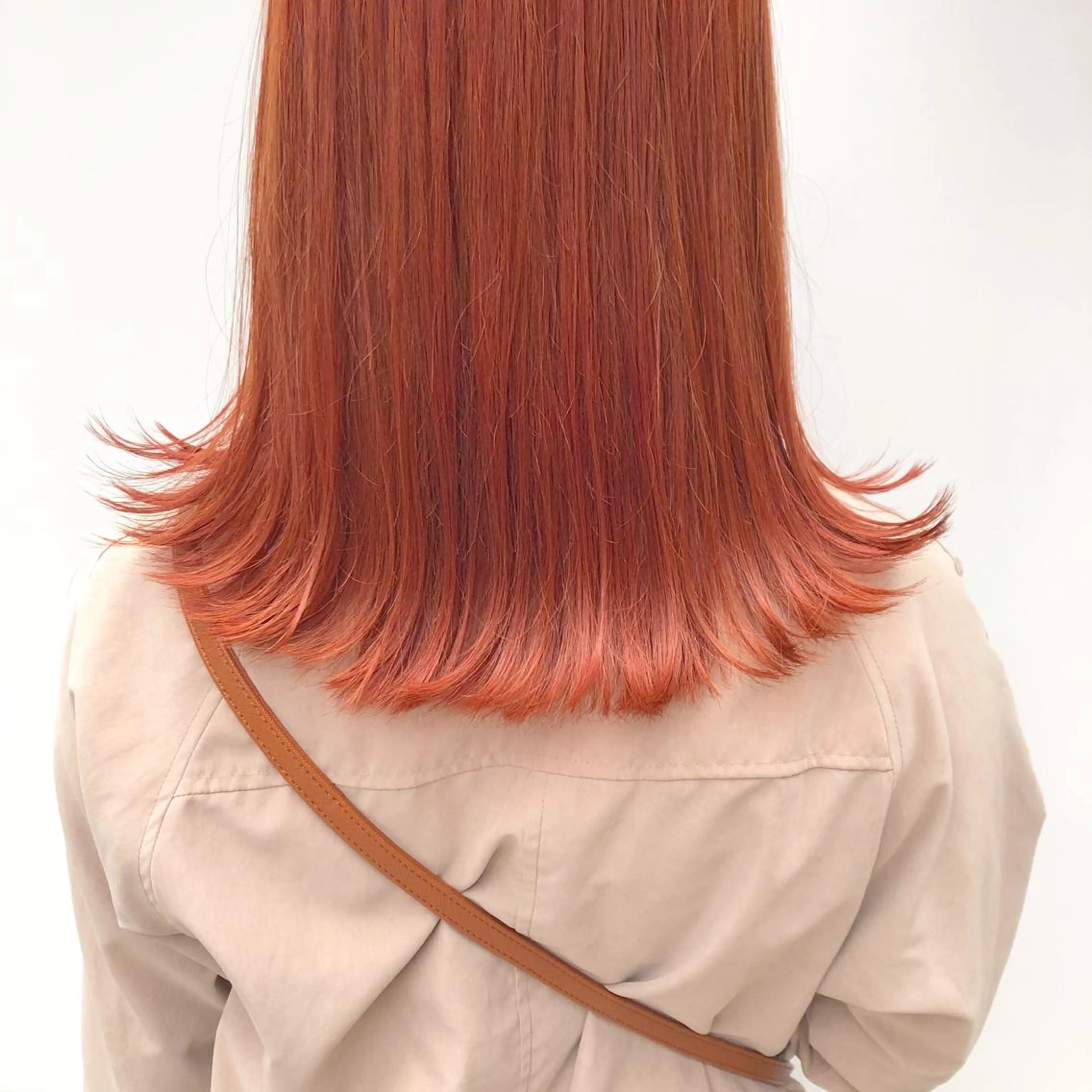 セミロング カラー 🍒暖色✖️レイヤー ／Haruna🍒のヘアスタイル