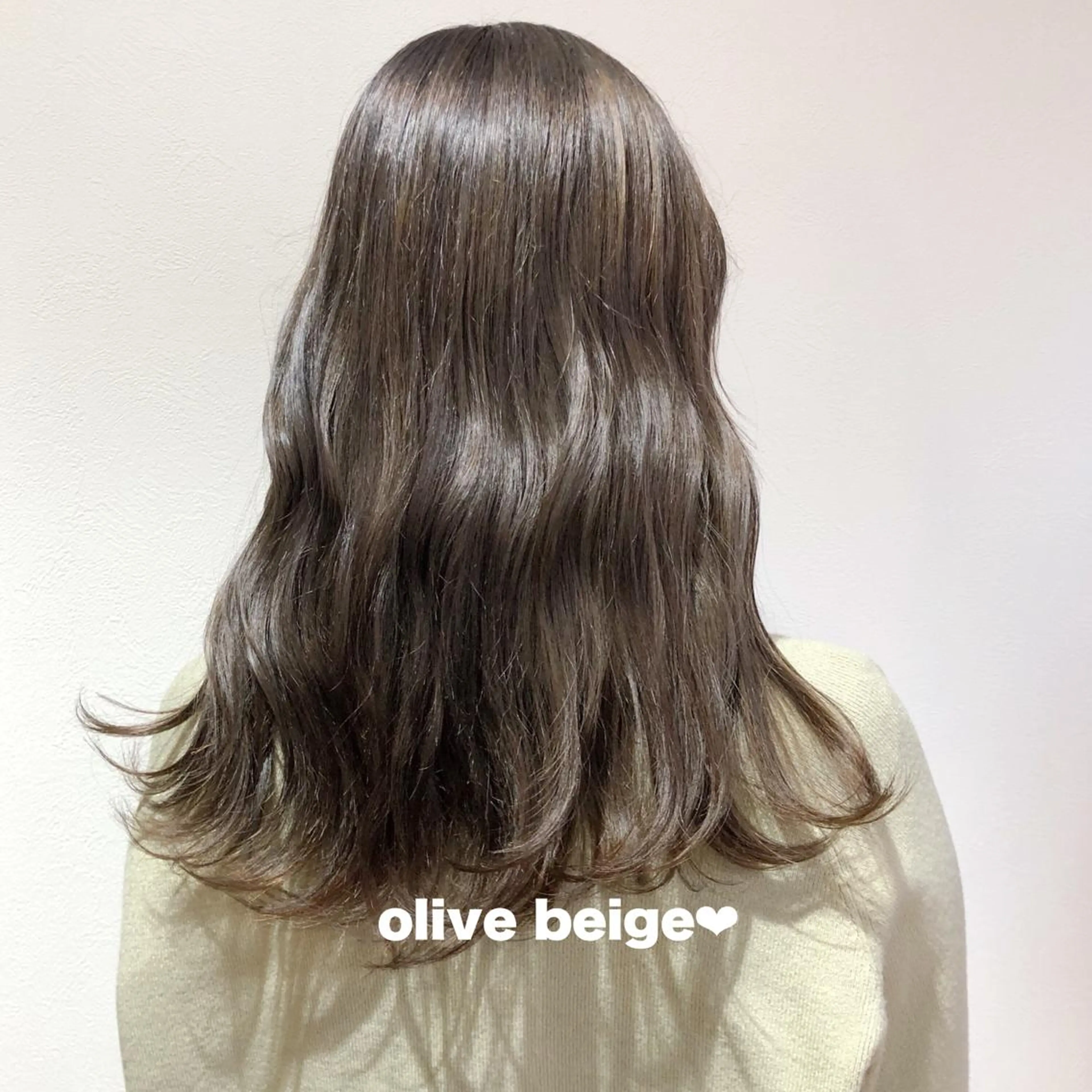 セミロング ヘアカラー トリートメント A. Seoのヘアスタイル