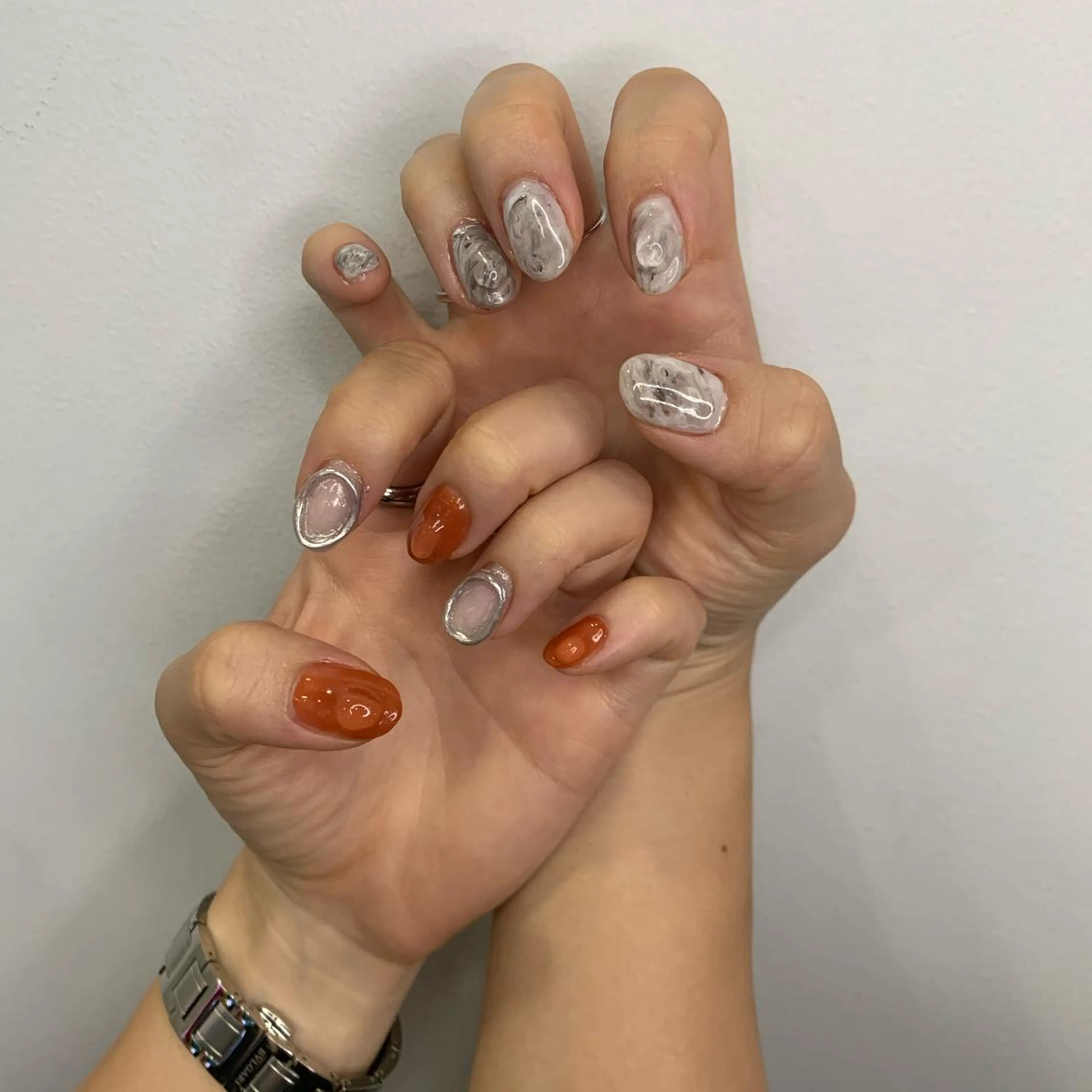 ネイル ニュアンスネイル ハンドネイル 艶髪／クロスパーマ ♡Tsuzumiのその他イメージ