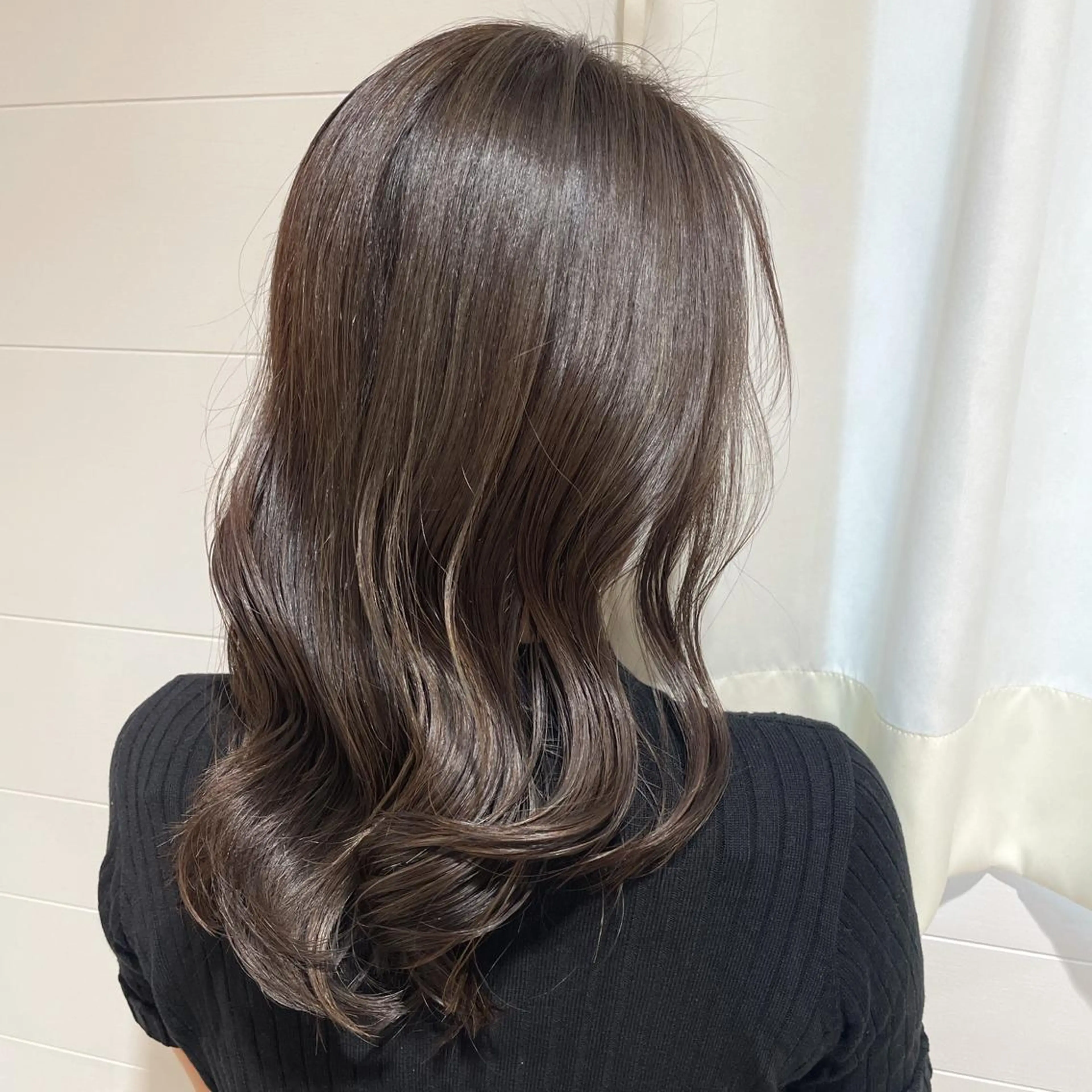 セミロング カラー カット ヘアカラー 🌟eyeモデル募集 しもさこ🌟のヘアスタイル