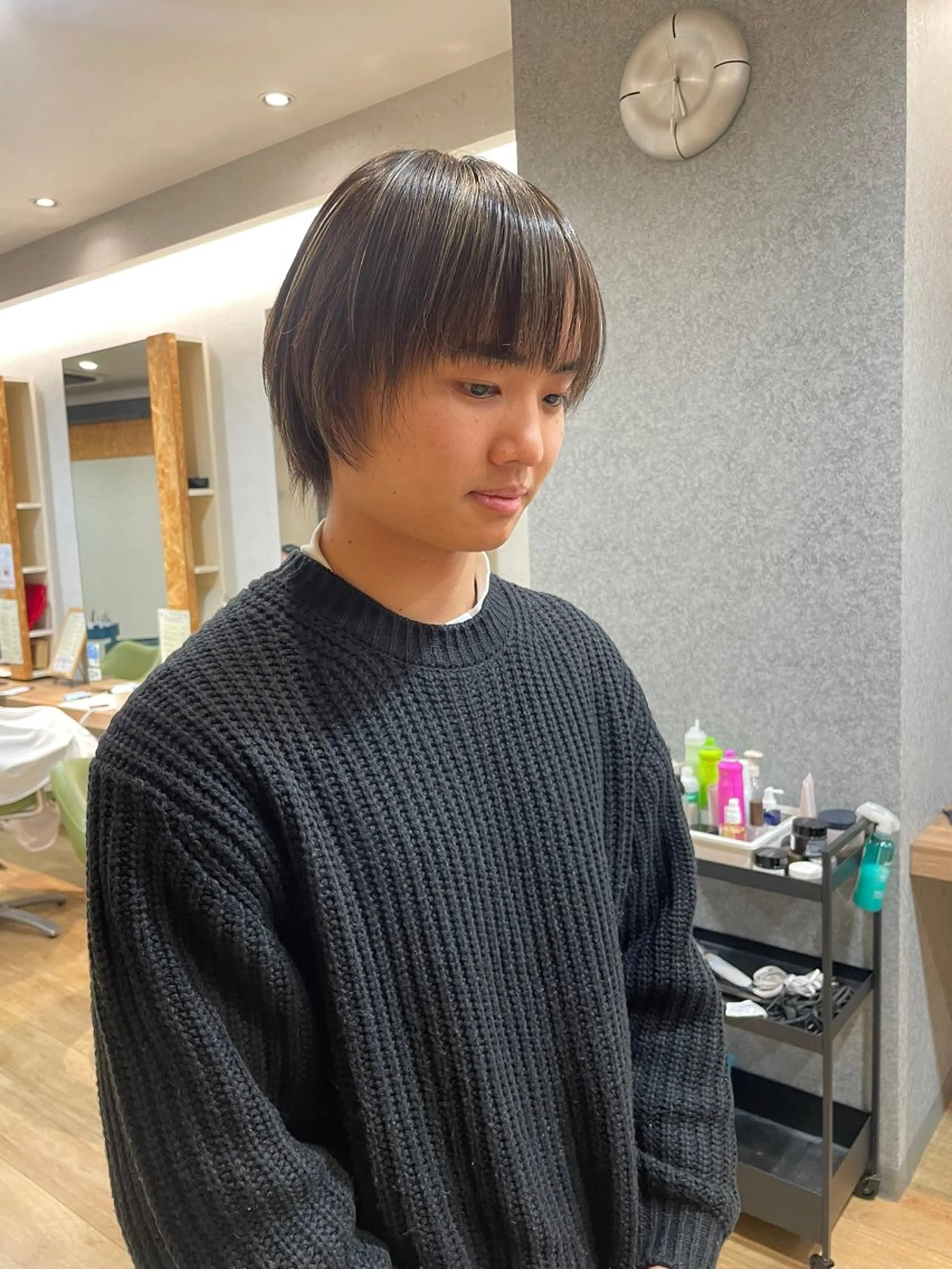 カラー メンズ メンズハイライト ハイライトカラー ヘアカラー 髪質改善/Bloss om🌷高橋沙衣のヘアスタイル