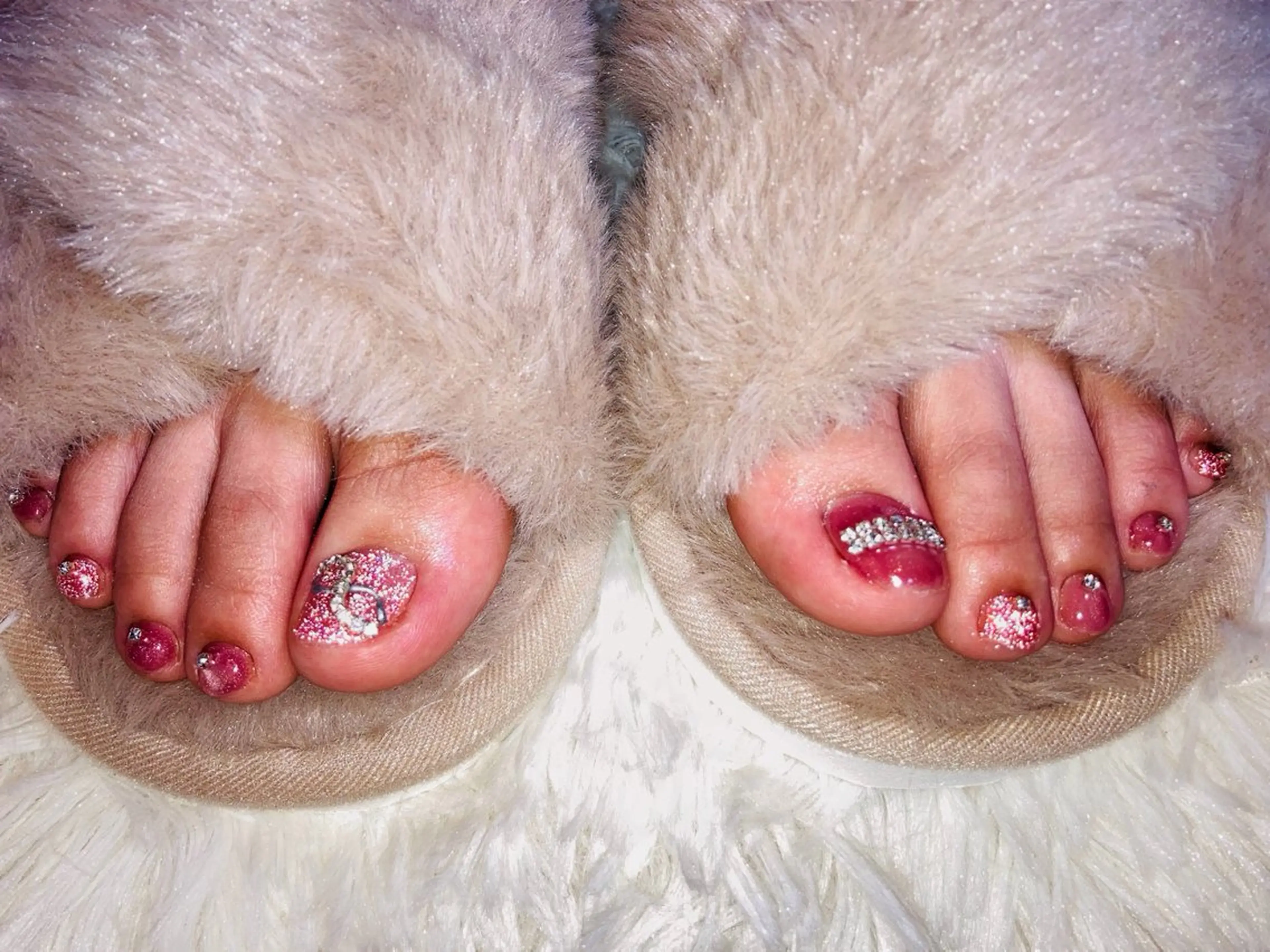 ネイル フラッシュネイル フットネイル Nail salon - Threee　-のネイルデザイン