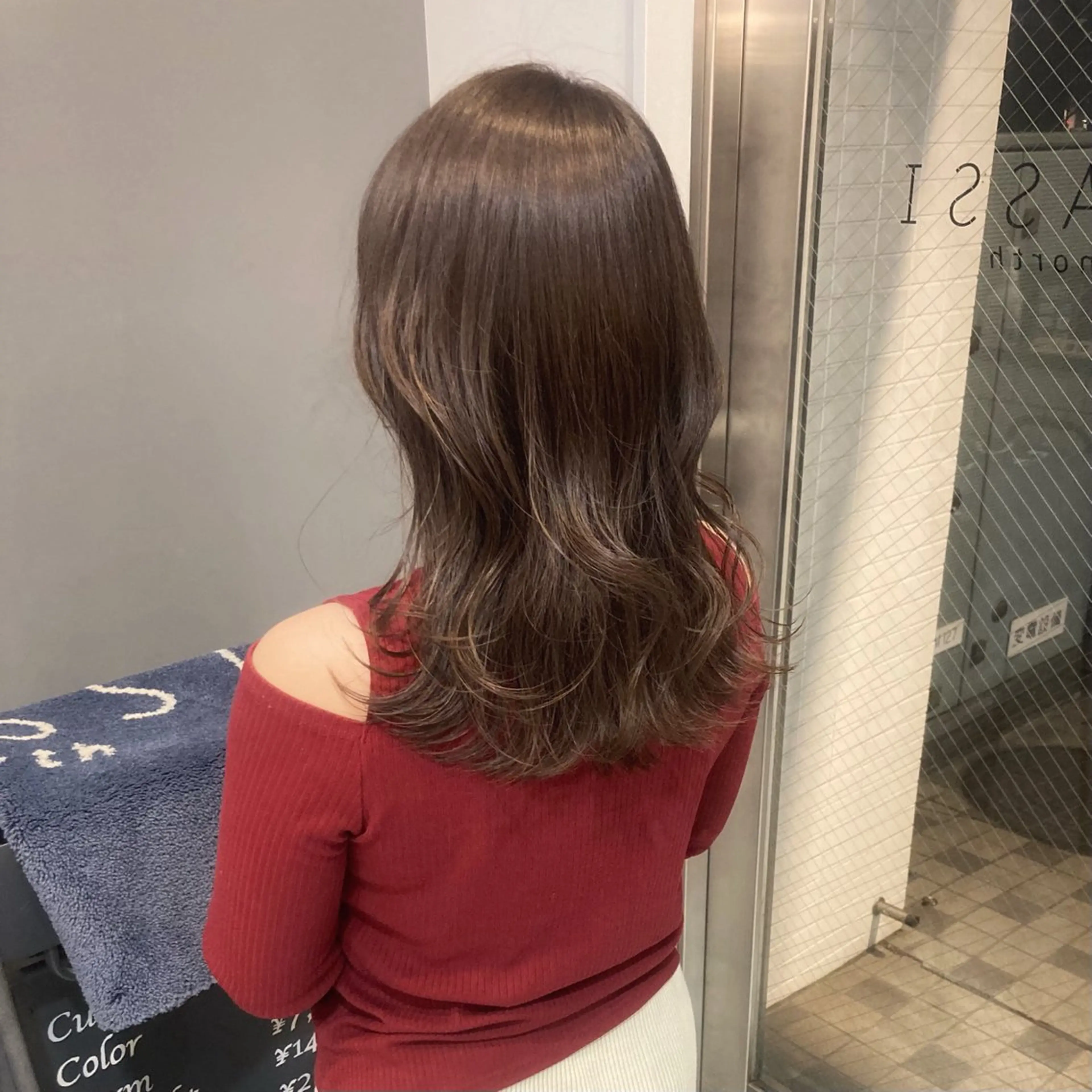 ロング アッシュ ニュアンスパーマ☆ 中村隆寛のヘアスタイル