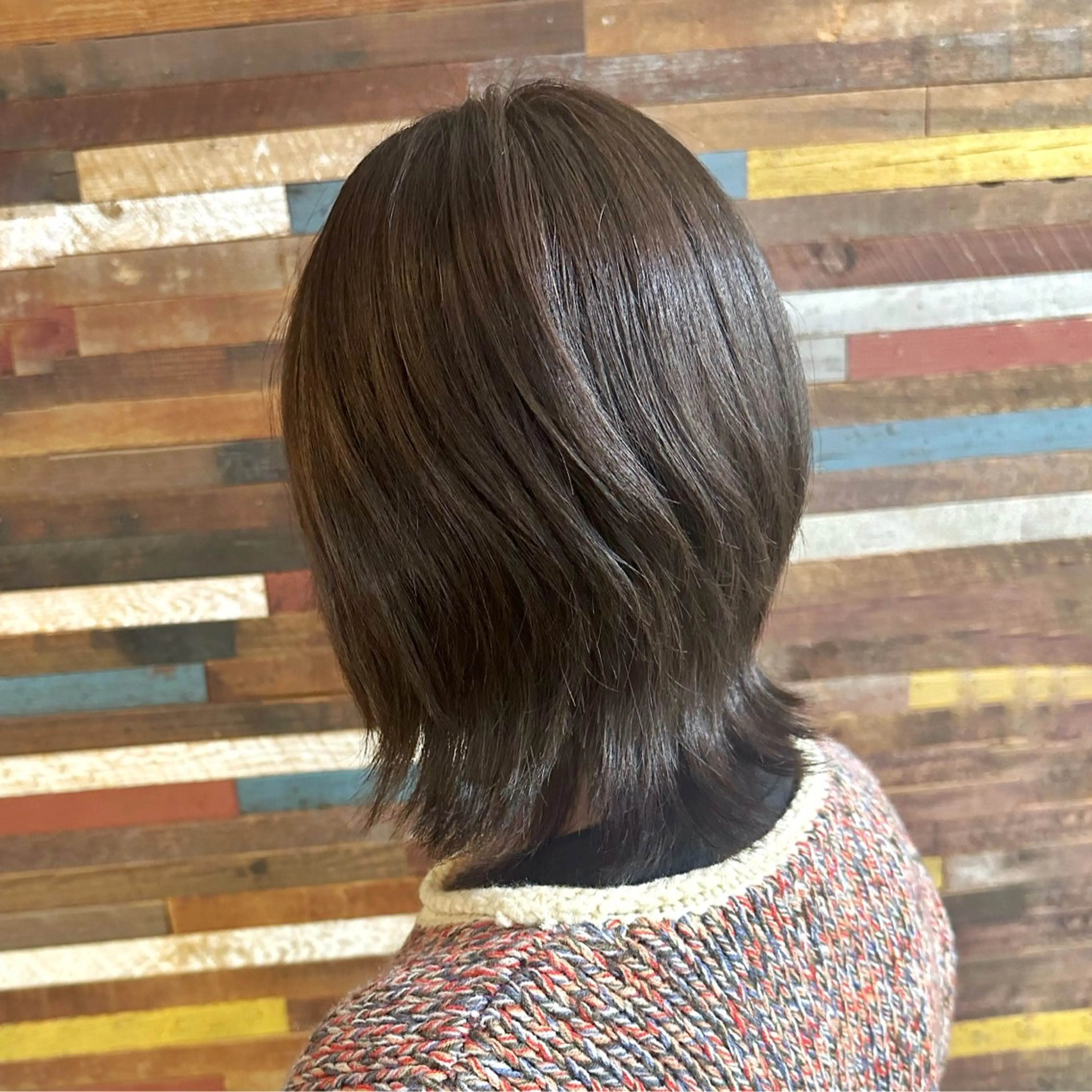 ミディアム カラー ベージュカラー 透明感カラー カット ヘアカラー トリートメント ボブ/ショート /🦋服部ルミナ🦋のヘアスタイル