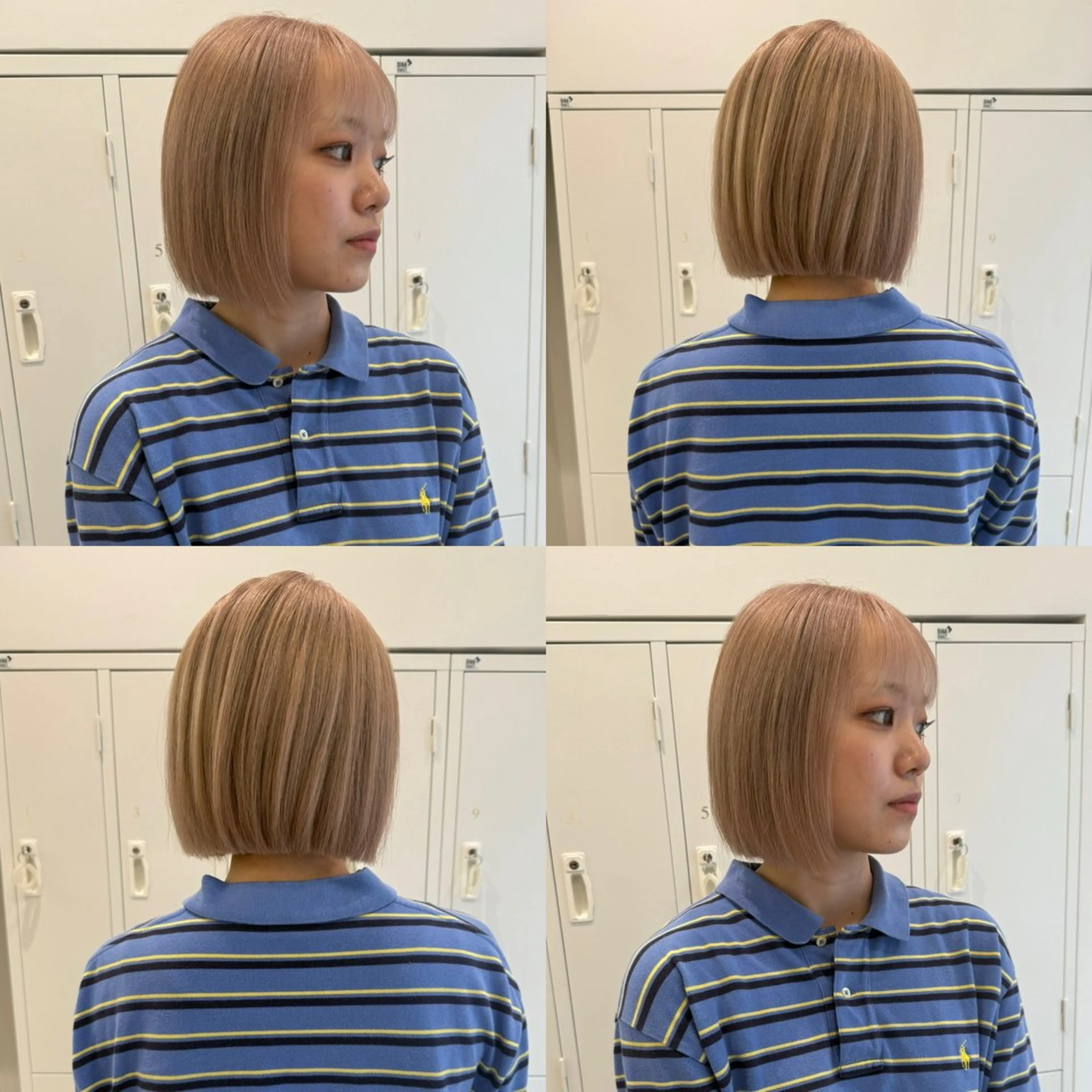 ショート カラー ブリーチ ダブルカラー イヤリングカラー イルミナカラー ブリーチなしカラー ヘアカラー トリートメント 立川✨ブリーチ/ ケアブリーチ特化✨のヘアスタイル