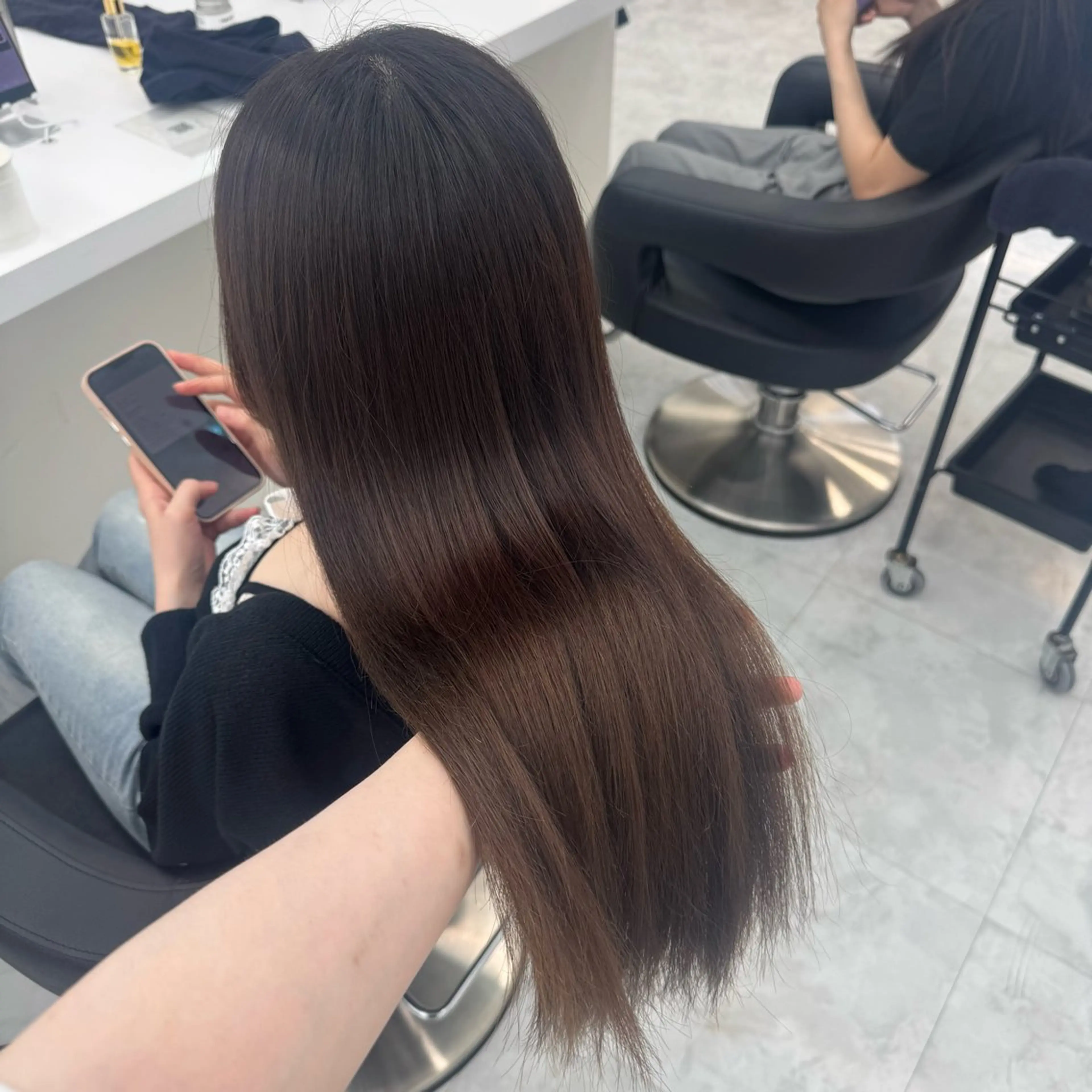 カラー トリートメント 韓国上品ヘア🤍 ARISA🤍のヘアスタイル