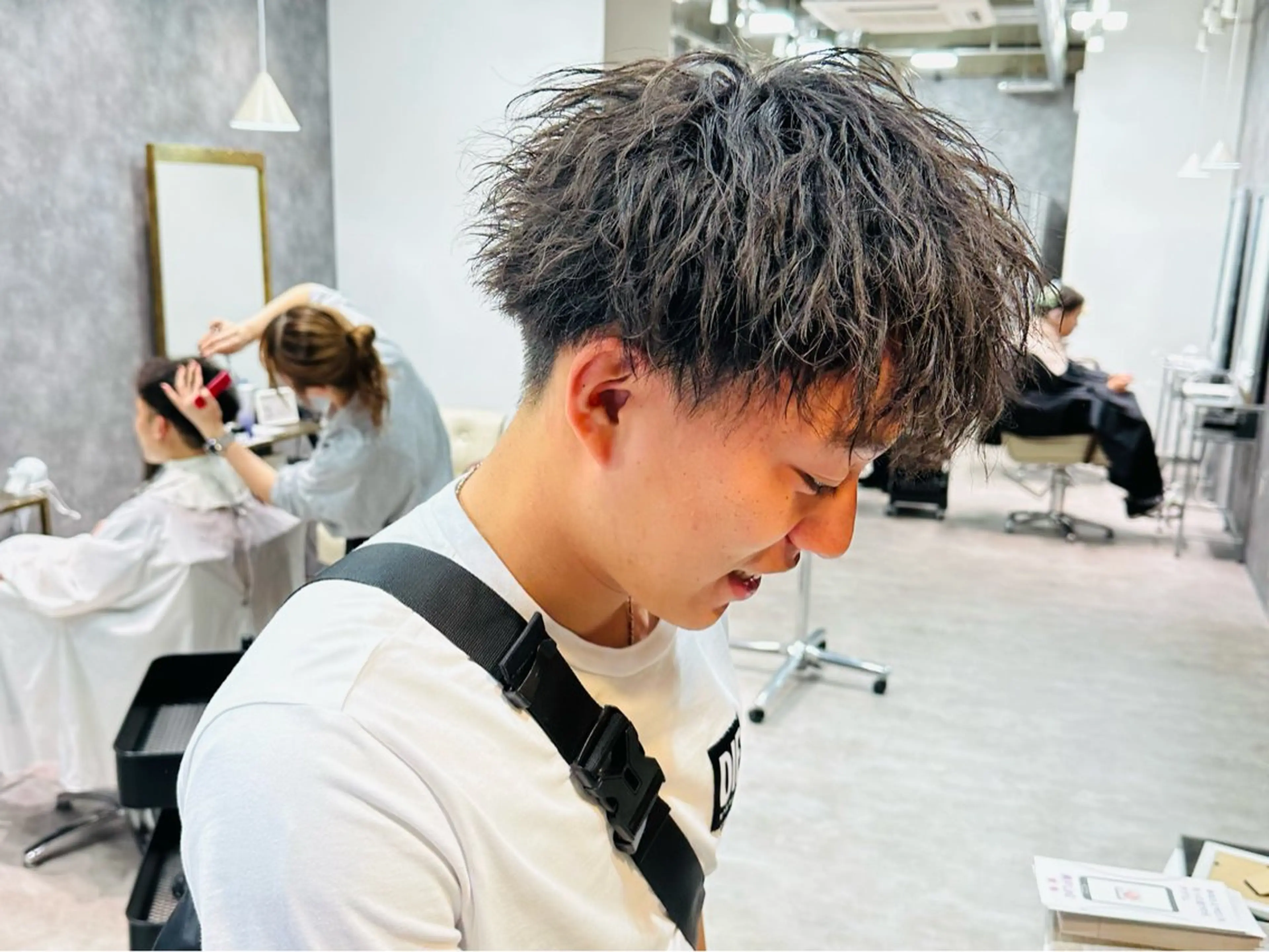 パーマ メンズ 井川 哲也のヘアスタイル