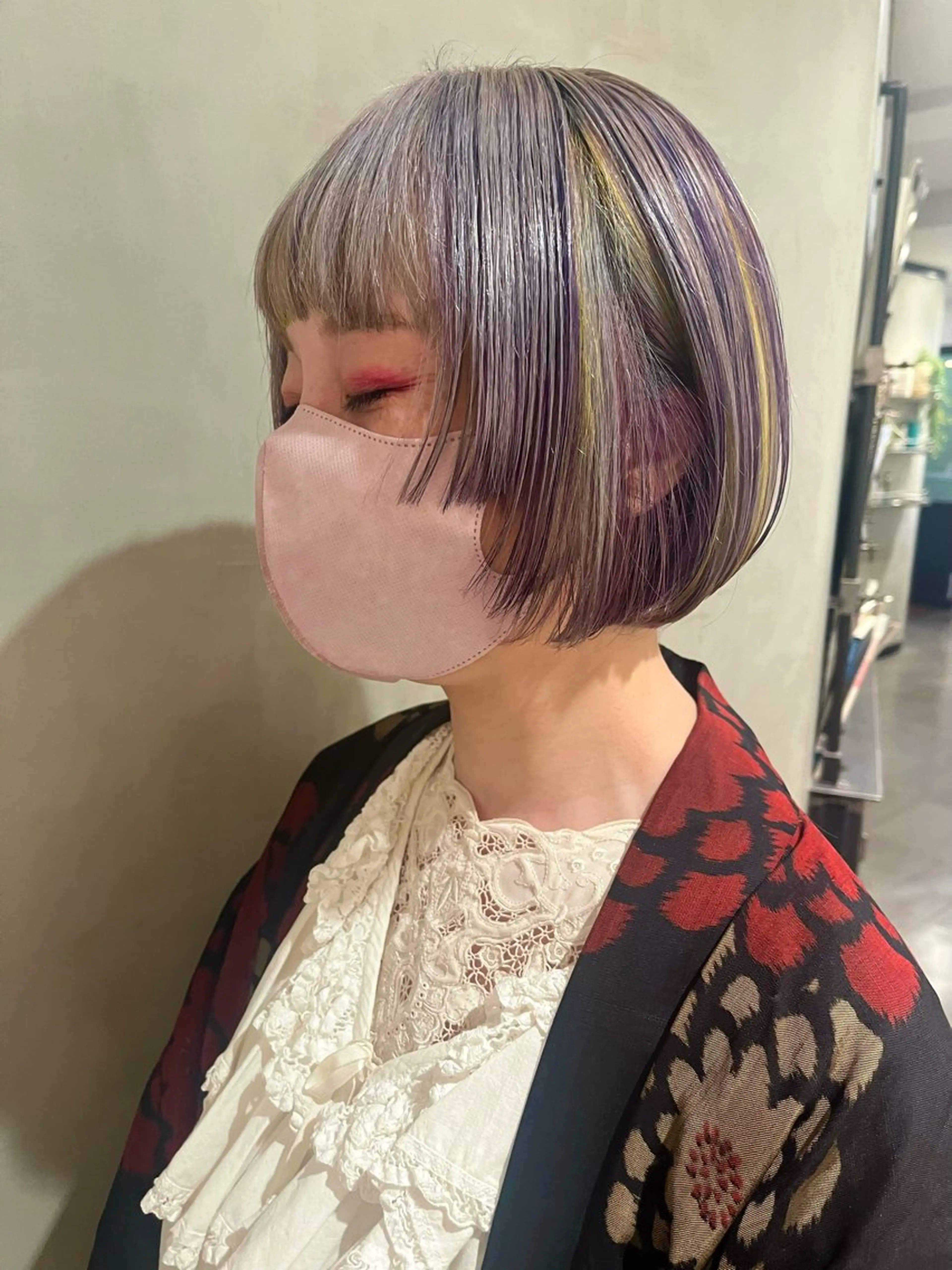 ショート カラー ピンクカラー シルバー ホワイトシルバー カット ヘアカラー トリートメント 暖色🍒姫カット🎀 オタク特化🎀ゆうなのヘアスタイル
