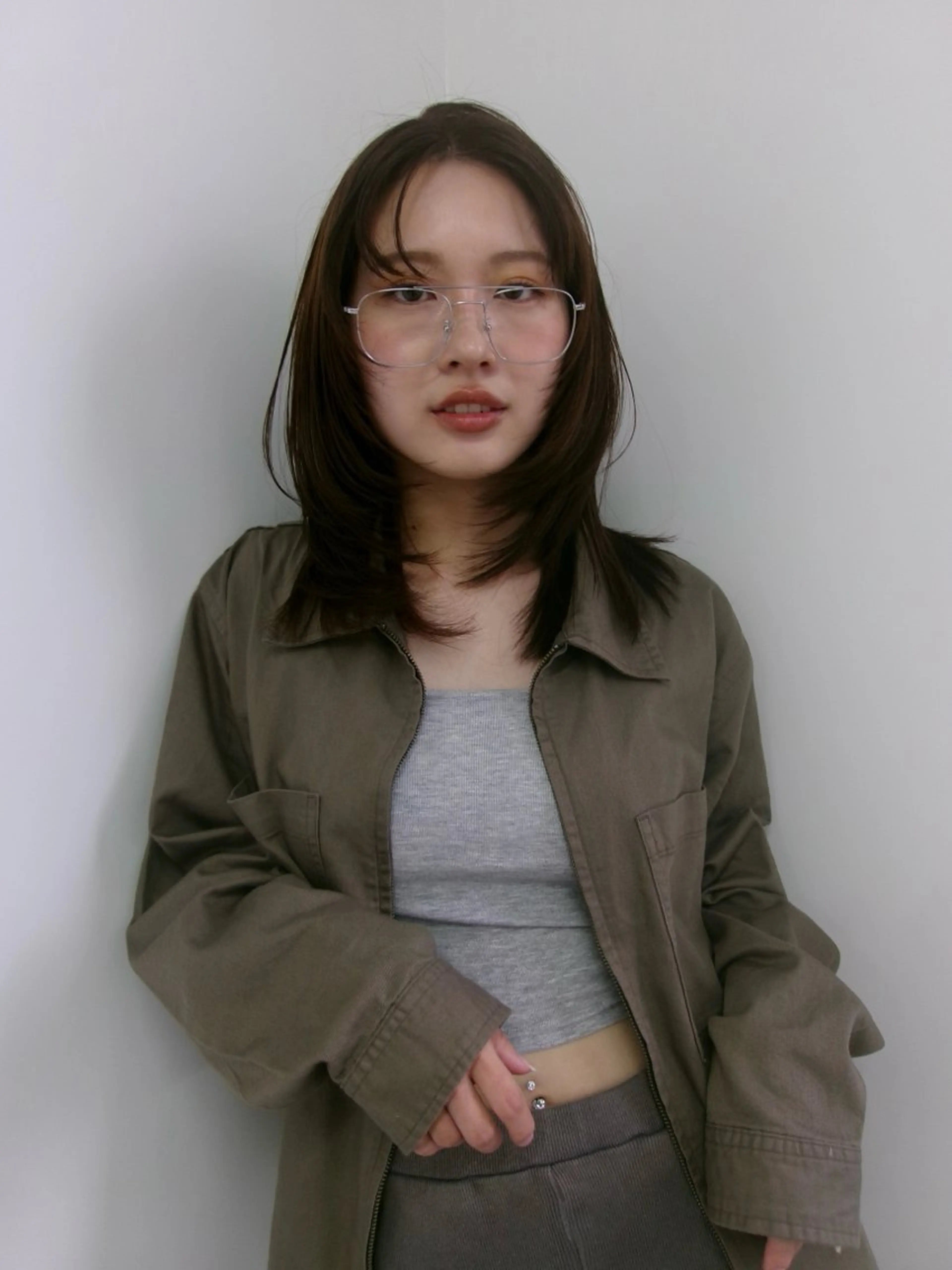 ミディアム カラー カット ヘアカラー ichika/天神 /parc hairのヘアスタイル