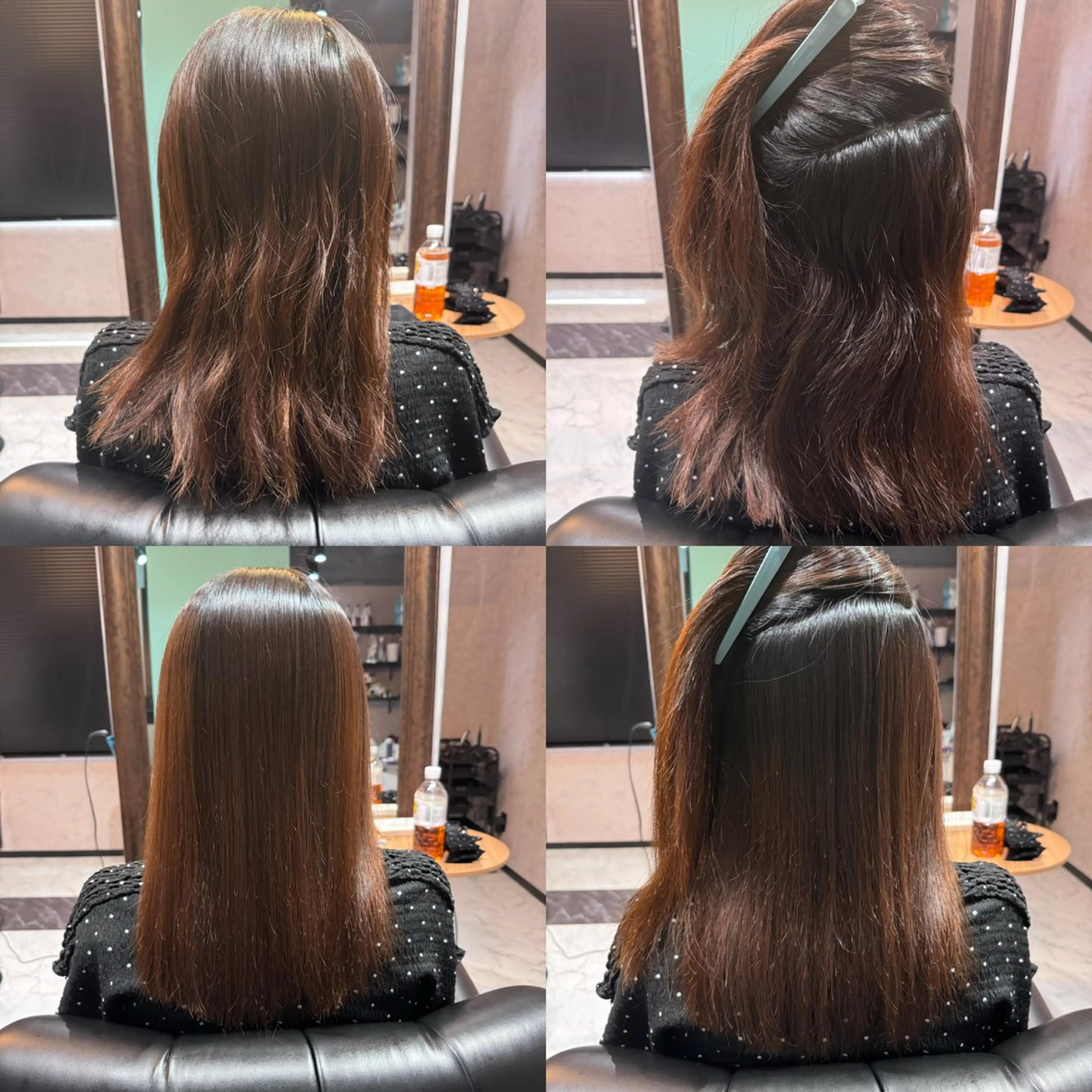 ミディアム 縮毛矯正 LuanaTOKYO 都築佑汰のヘアスタイル