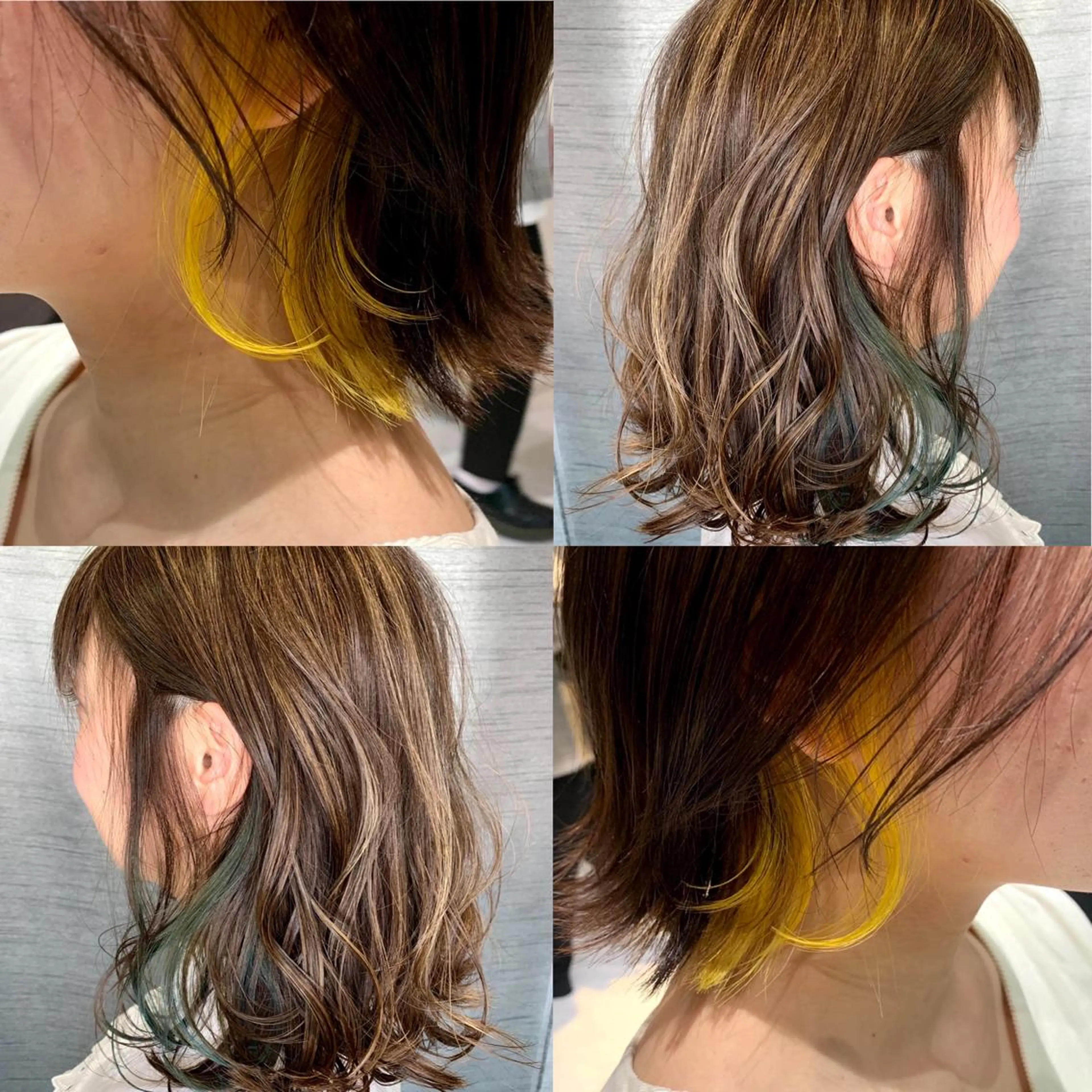 ショート カラー ヘアアレンジ イヤリングカラー 🌈吉留 愛加🌈のヘアスタイル