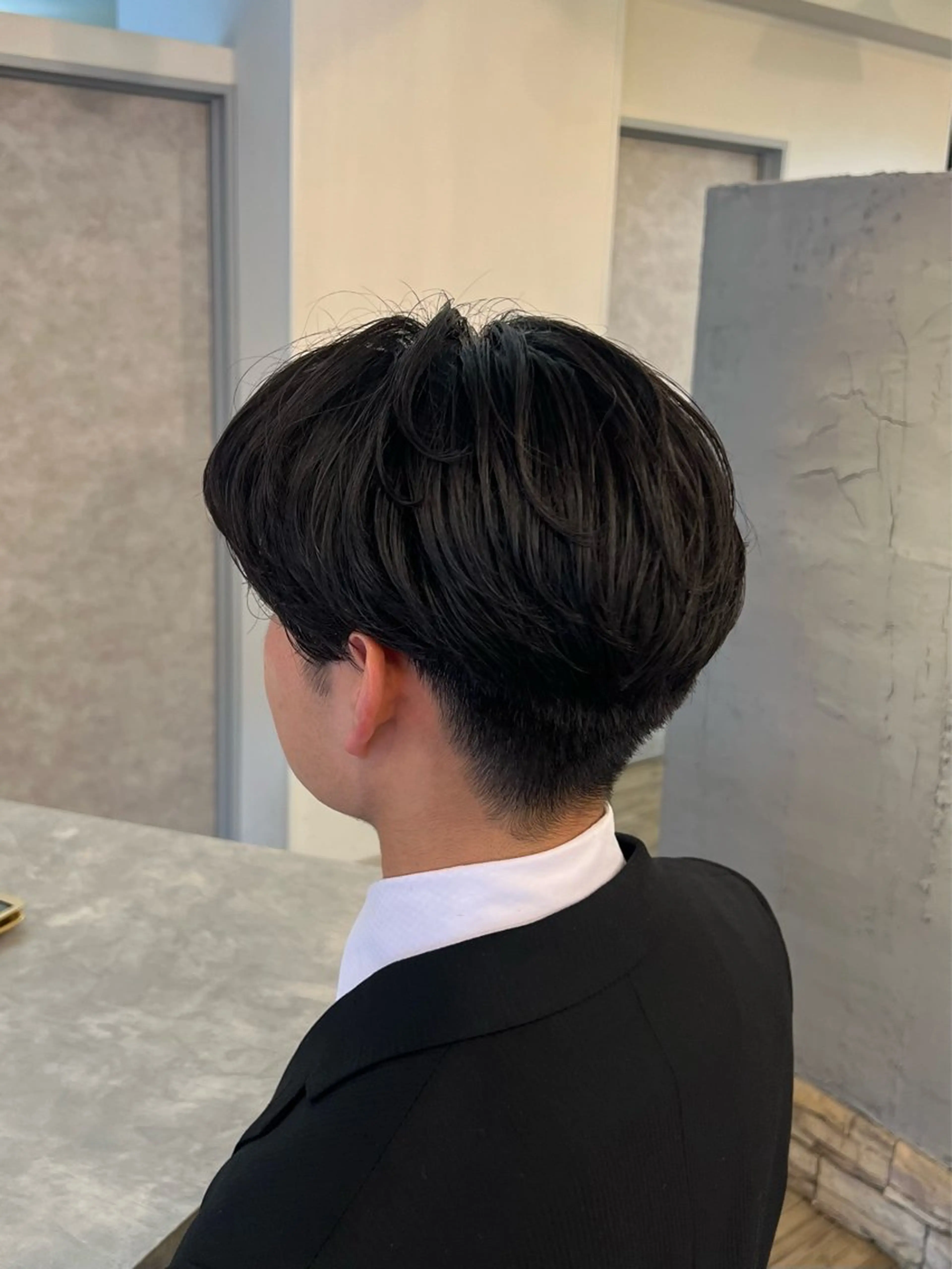メンズ センターパート ヘアセット 似合わせカット💙 いぐち しょうた💙のヘアスタイル
