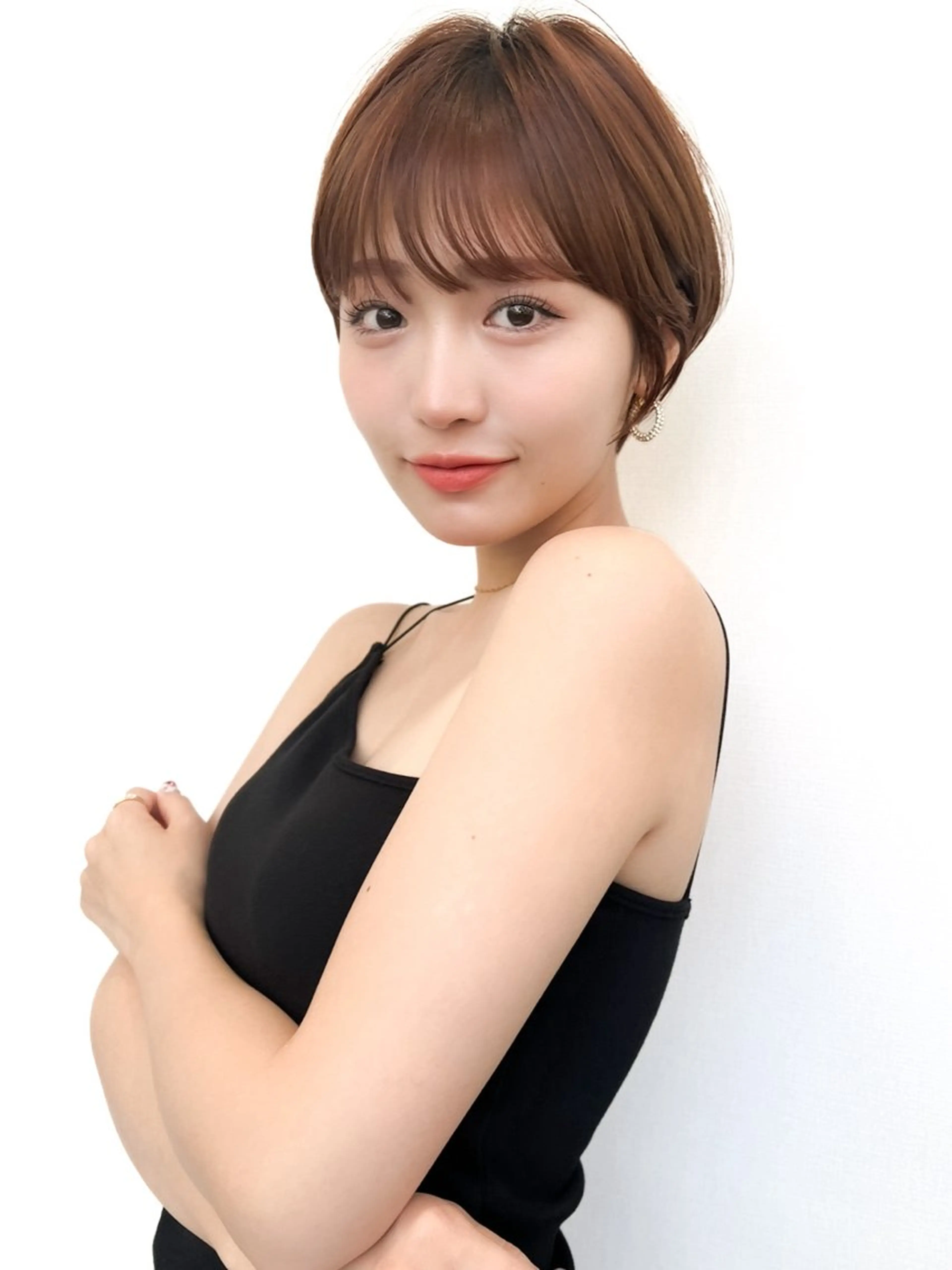 ショート 小顔ボブ jilblanカホのヘアスタイル