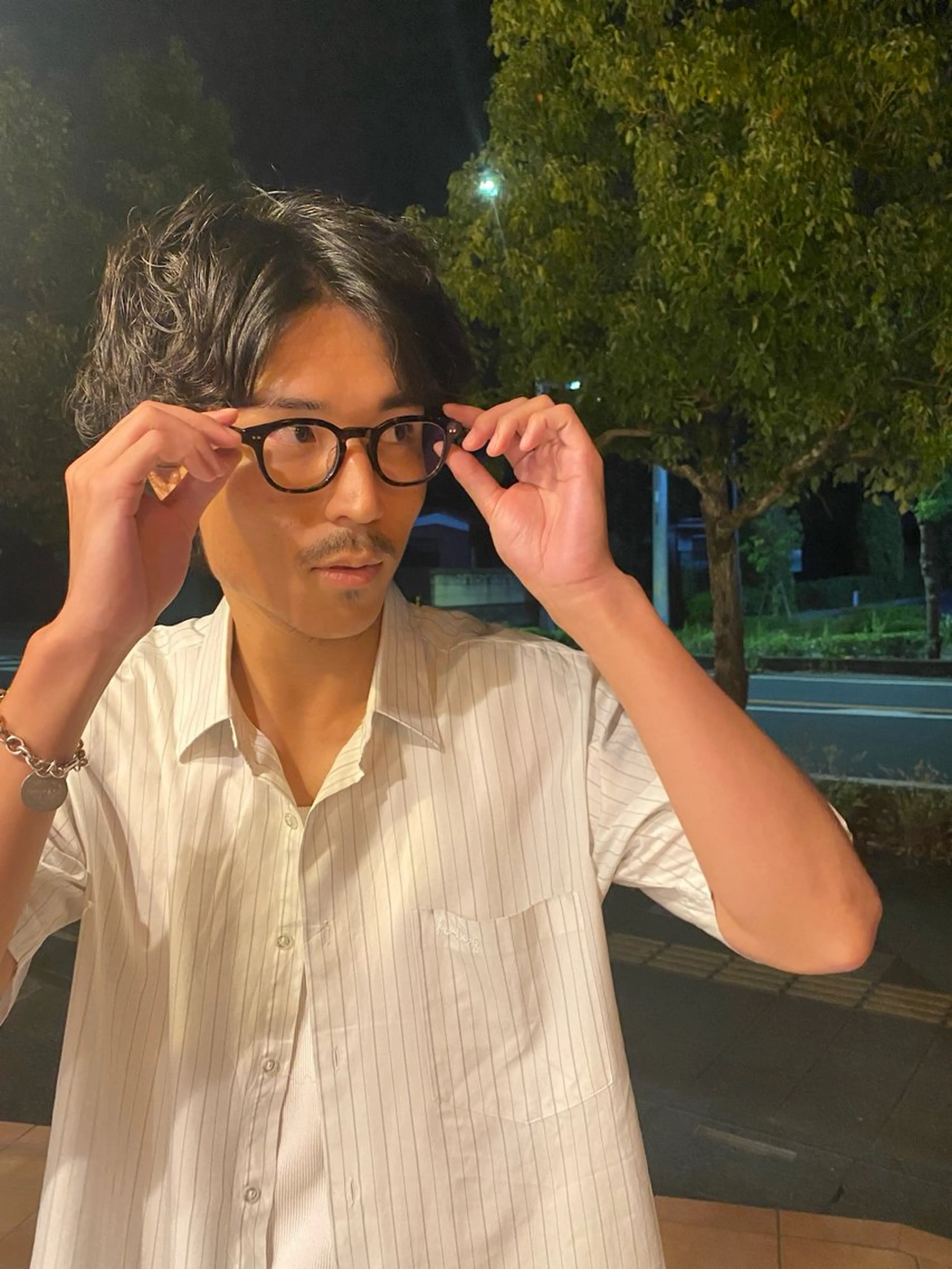 ミディアム パーマ メンズ パーマ特化/ 藤沢/HYOのヘアスタイル