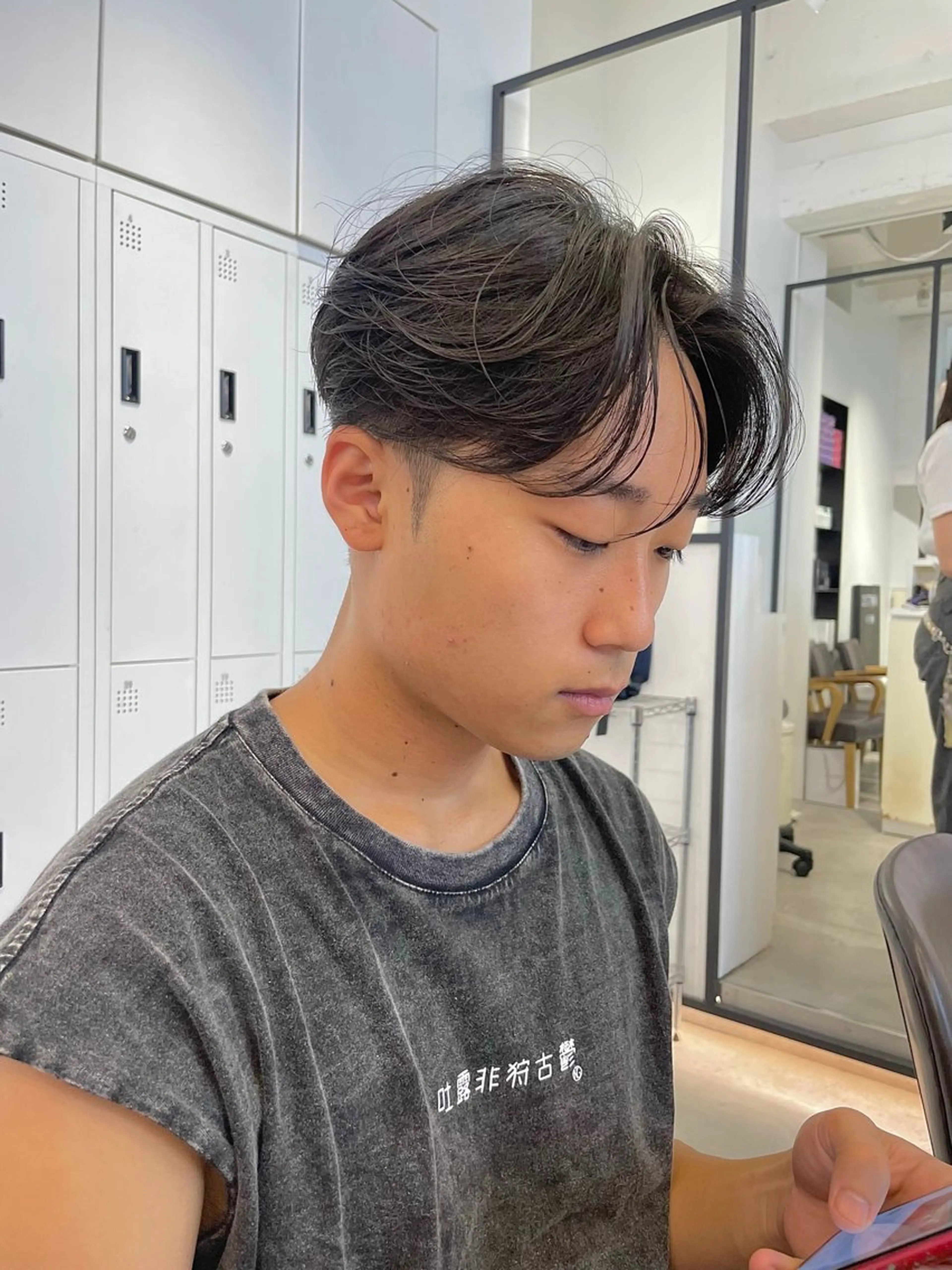 ショート パーマ メンズ カット パーマ 🇰🇷カルマパーマ kaito🇰🇷のヘアスタイル