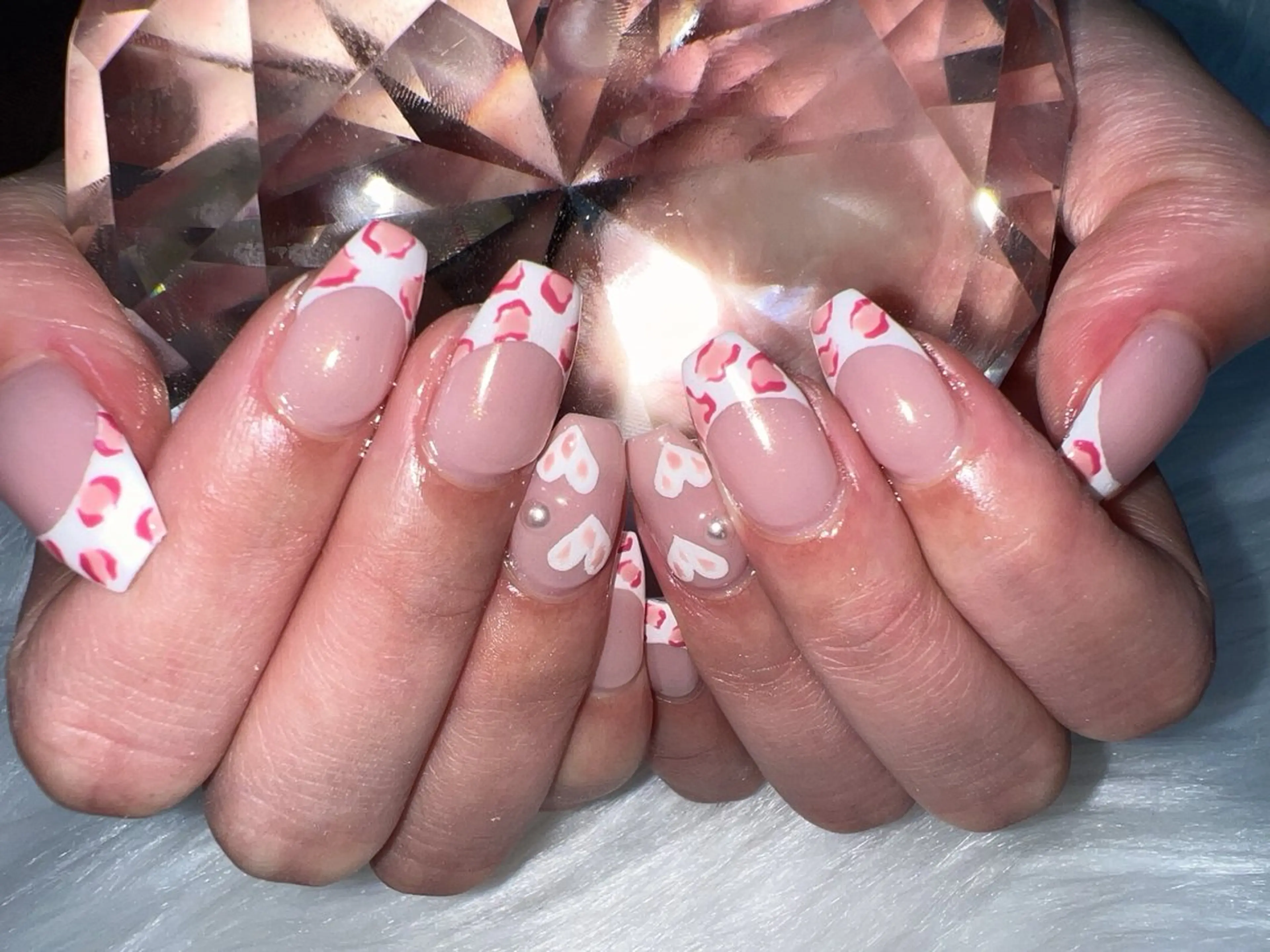 ネイル ハート ハンドネイル coco nailのネイルデザイン