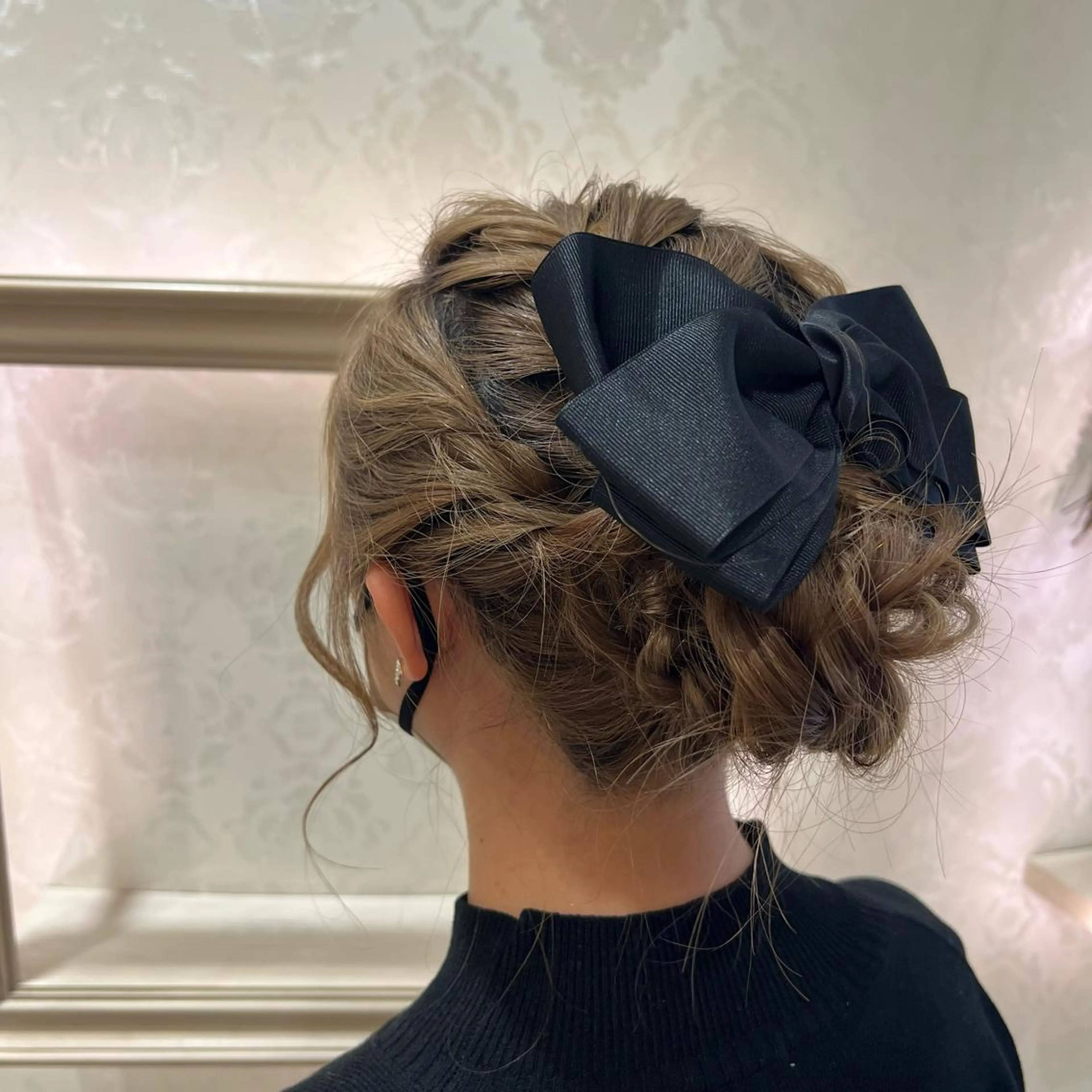ロング ヘアアレンジ お団子ヘア ヘアセット SALOWIN川崎WEST店所属・🌷川崎/アレンジ/ 暖色ボブ/コトネ🌷のヘアスタイル