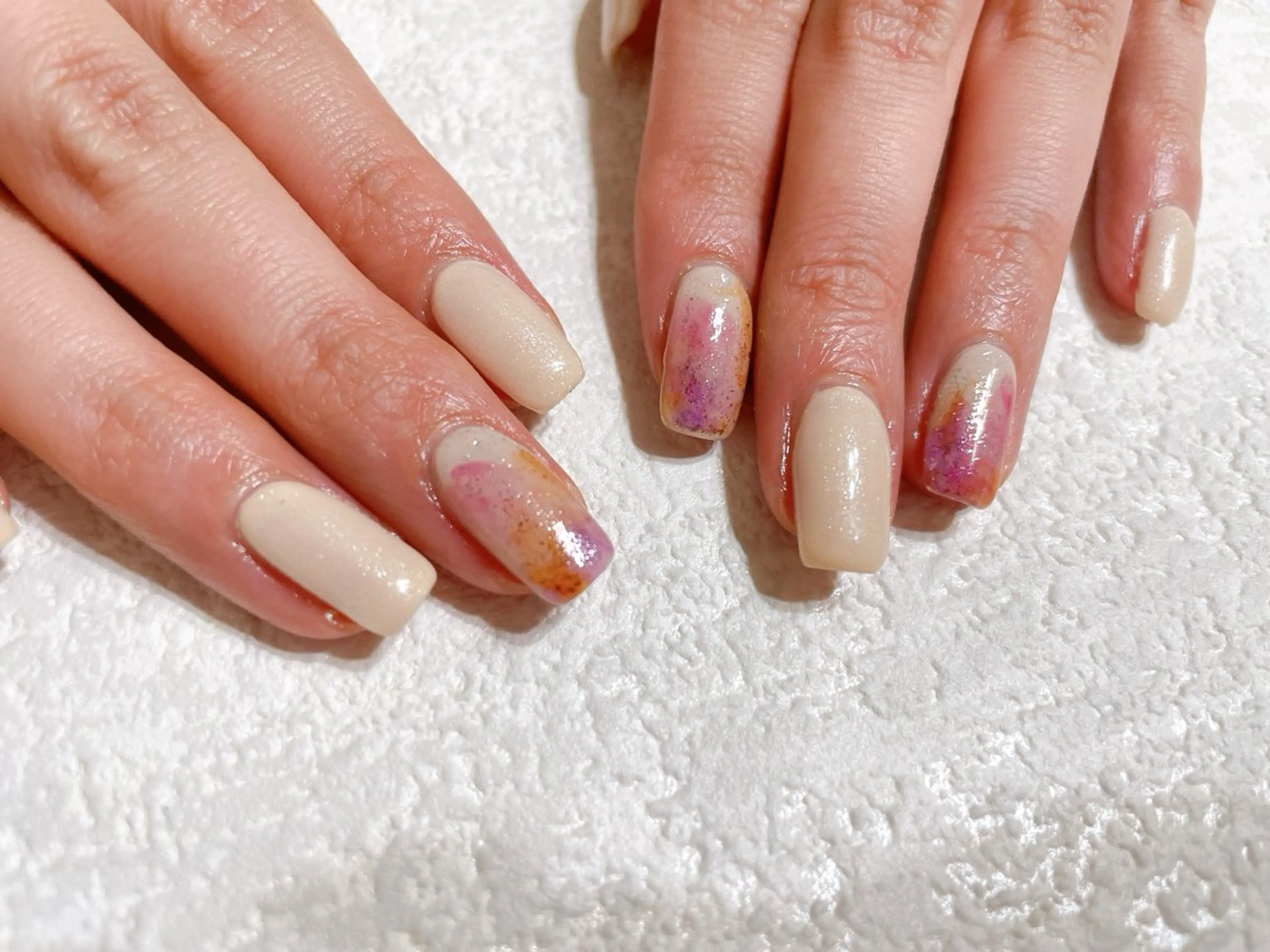 ネイル ジェルネイル メンズネイル パラジェル 春ネイル ワンホンネイル ハンドネイル kikinail 溝の口のネイルデザイン